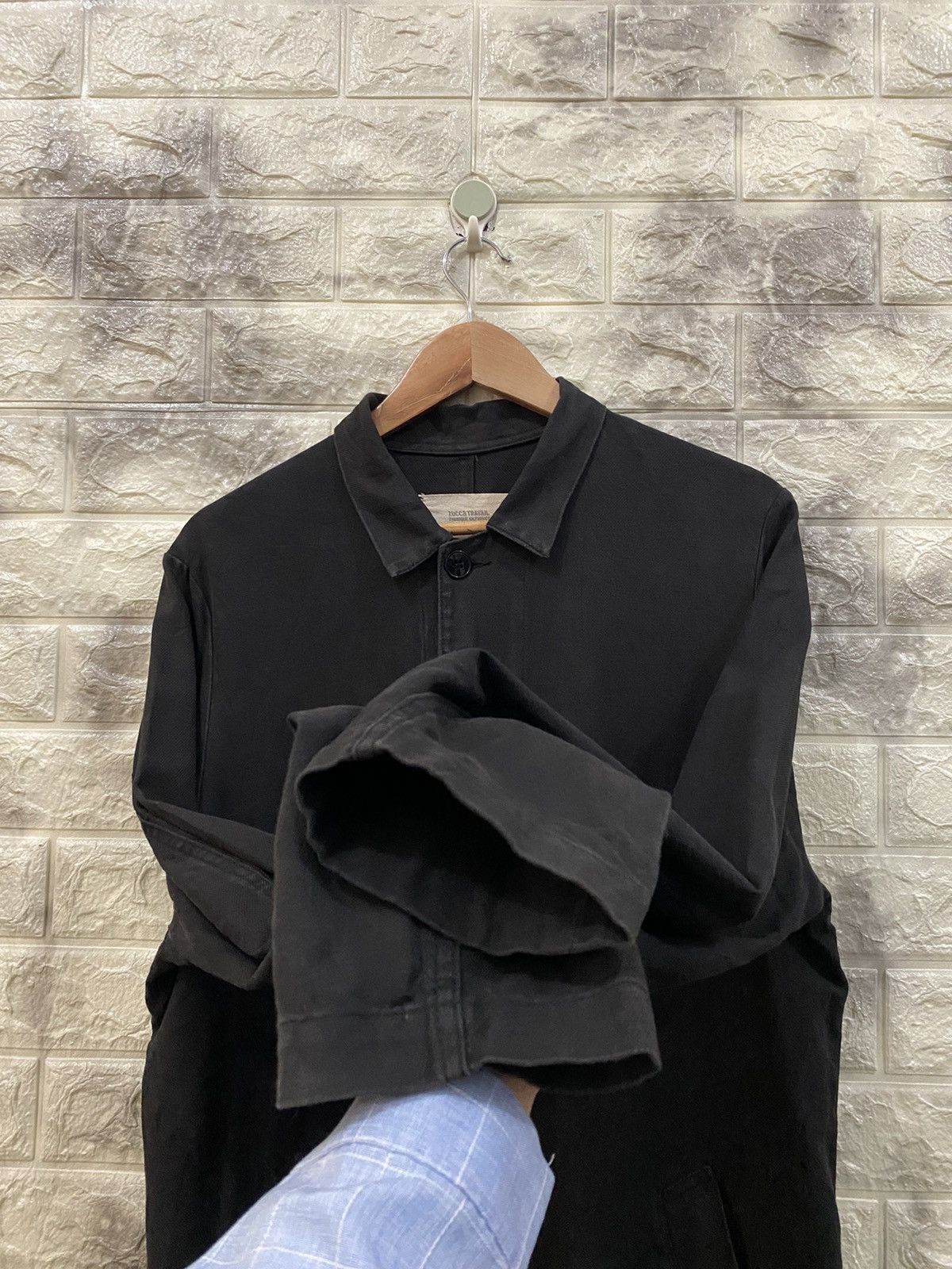CABANE de ZUCCa × Issey Miyake × Vintage Vintage Zucca Travel Jacket Cotton Fabric Size US M / EU 48-50 / 2 - 11 Thumbnail