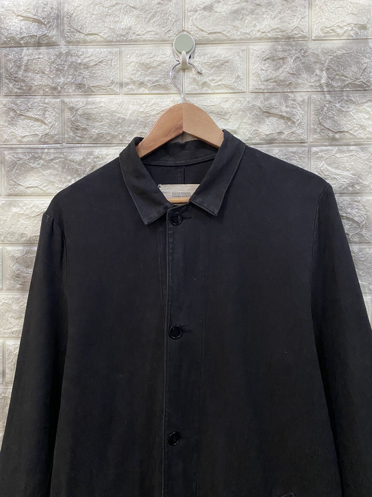 CABANE de ZUCCa × Issey Miyake × Vintage Vintage Zucca Travel Jacket Cotton Fabric Size US M / EU 48-50 / 2 - 7 Thumbnail