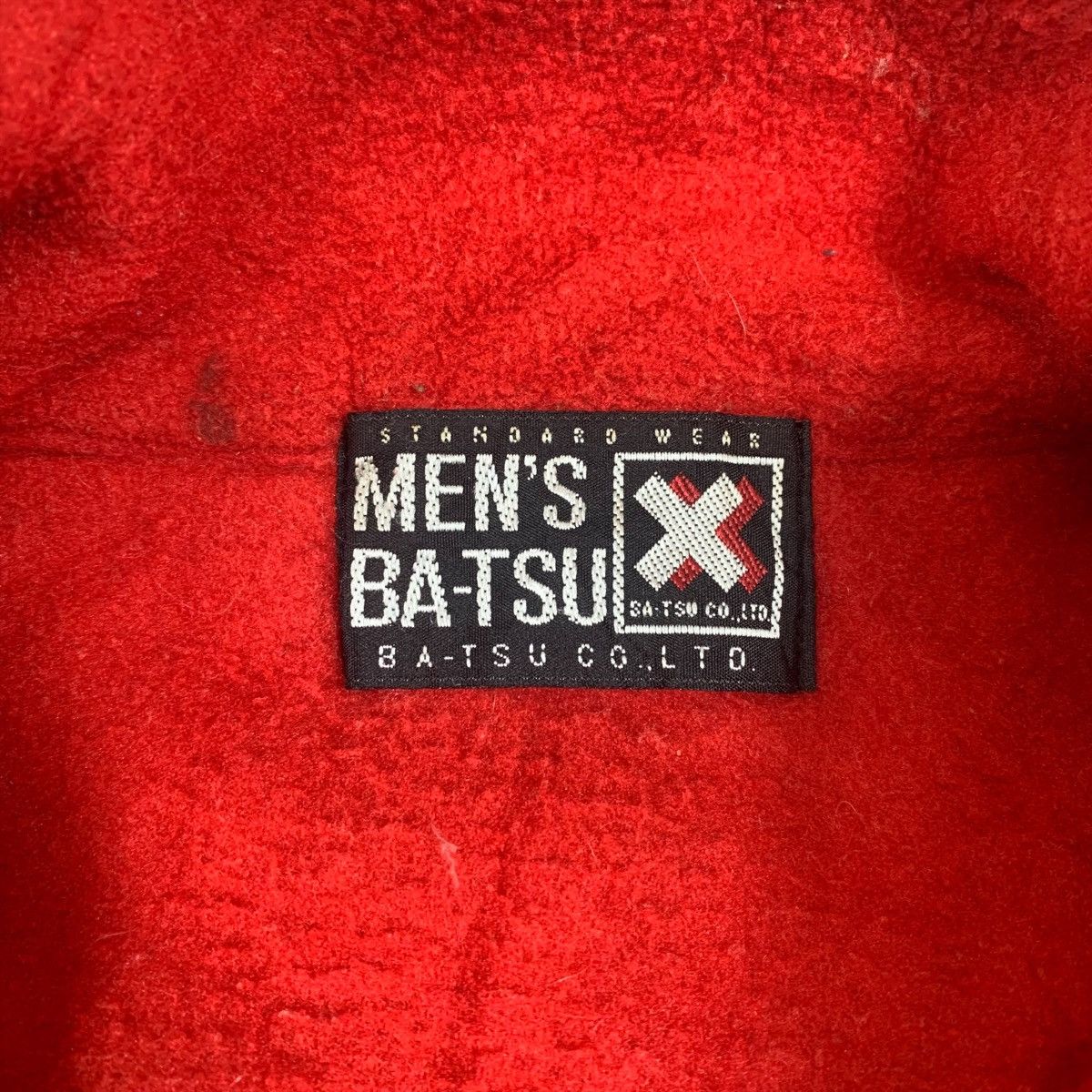 Japanese Brand MENS BA-TSU Japanese Brand Fleece Half Zipper Sweatshirt Size US L / EU 52-54 / 3 - 5 Thumbnail