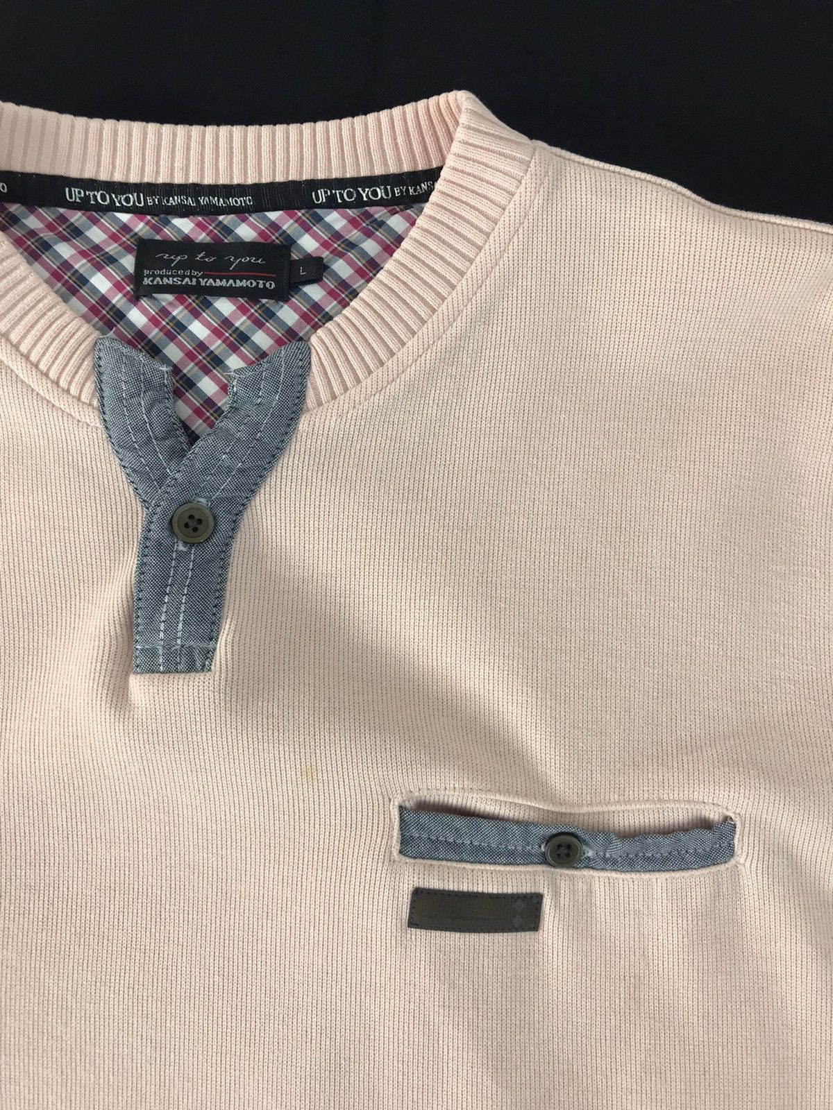 Japanese Brand × Kansai Yamamoto Produced By Kansai Yamamoto Sweatshirt Singgle Pocket Style Size US L / EU 52-54 / 3 - 4 Thumbnail