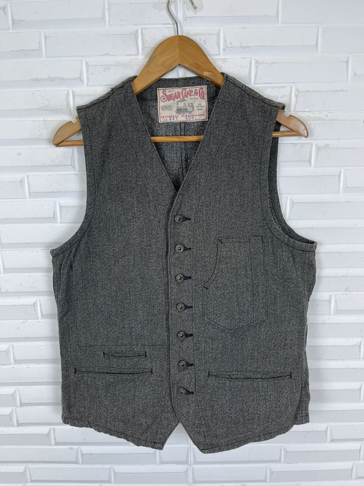 Sugar Cane 💰BINDING OFFER 💸 Vintage SUGAR CANE. Co Vest LOT441 Size US M / EU 48-50 / 2 - 4 Thumbnail