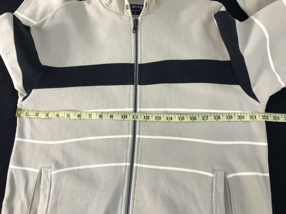 Stussy × Vintage Vintage Sweater Stussy Design Striped Hoodie Style Size US L / EU 52-54 / 3 - 11 Thumbnail