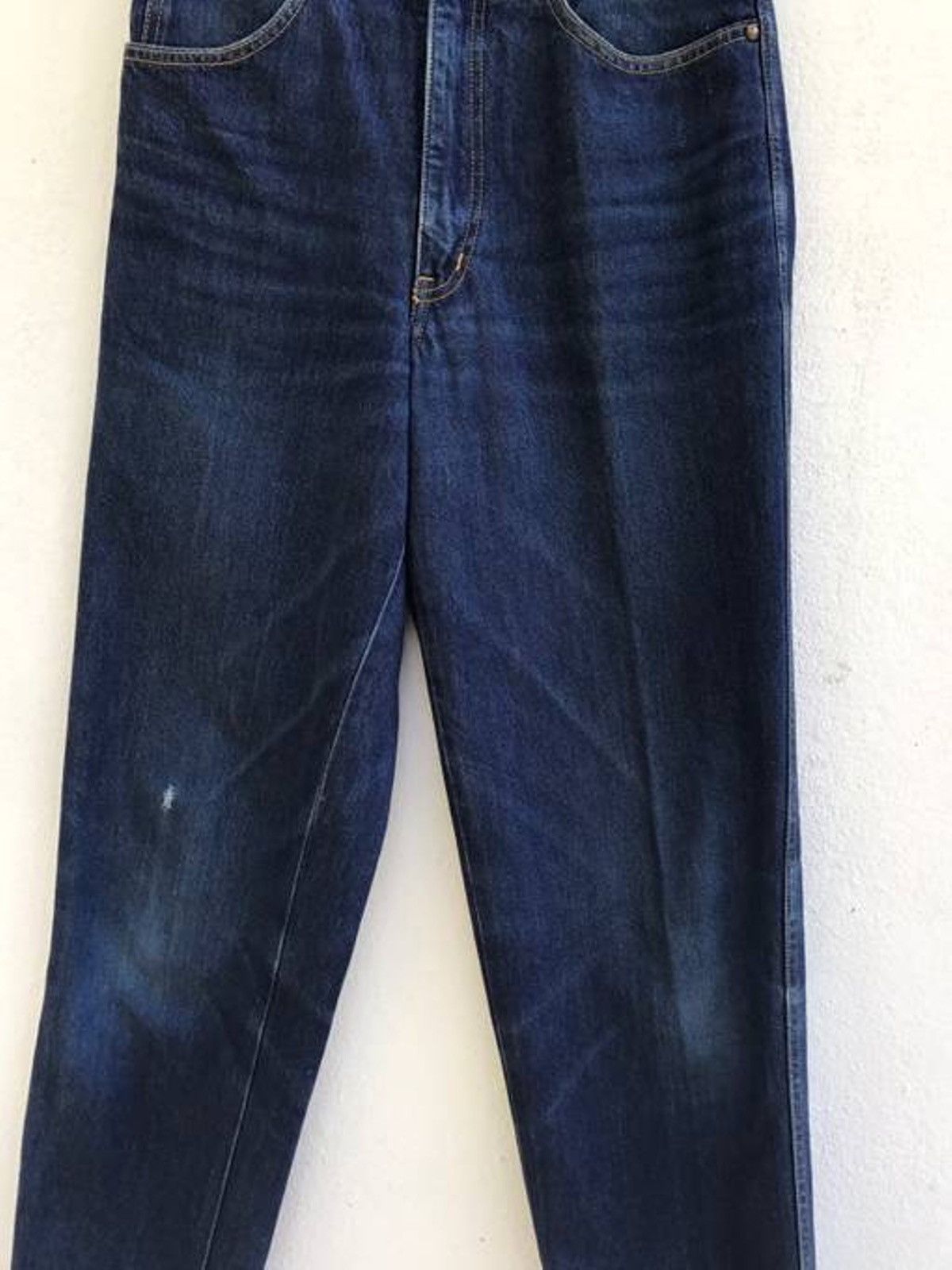 Yves Saint Laurent Vintage Retro Style Yves Saint Laurent Logo Denim Pants Size US 28 / EU 44 - 7 Thumbnail