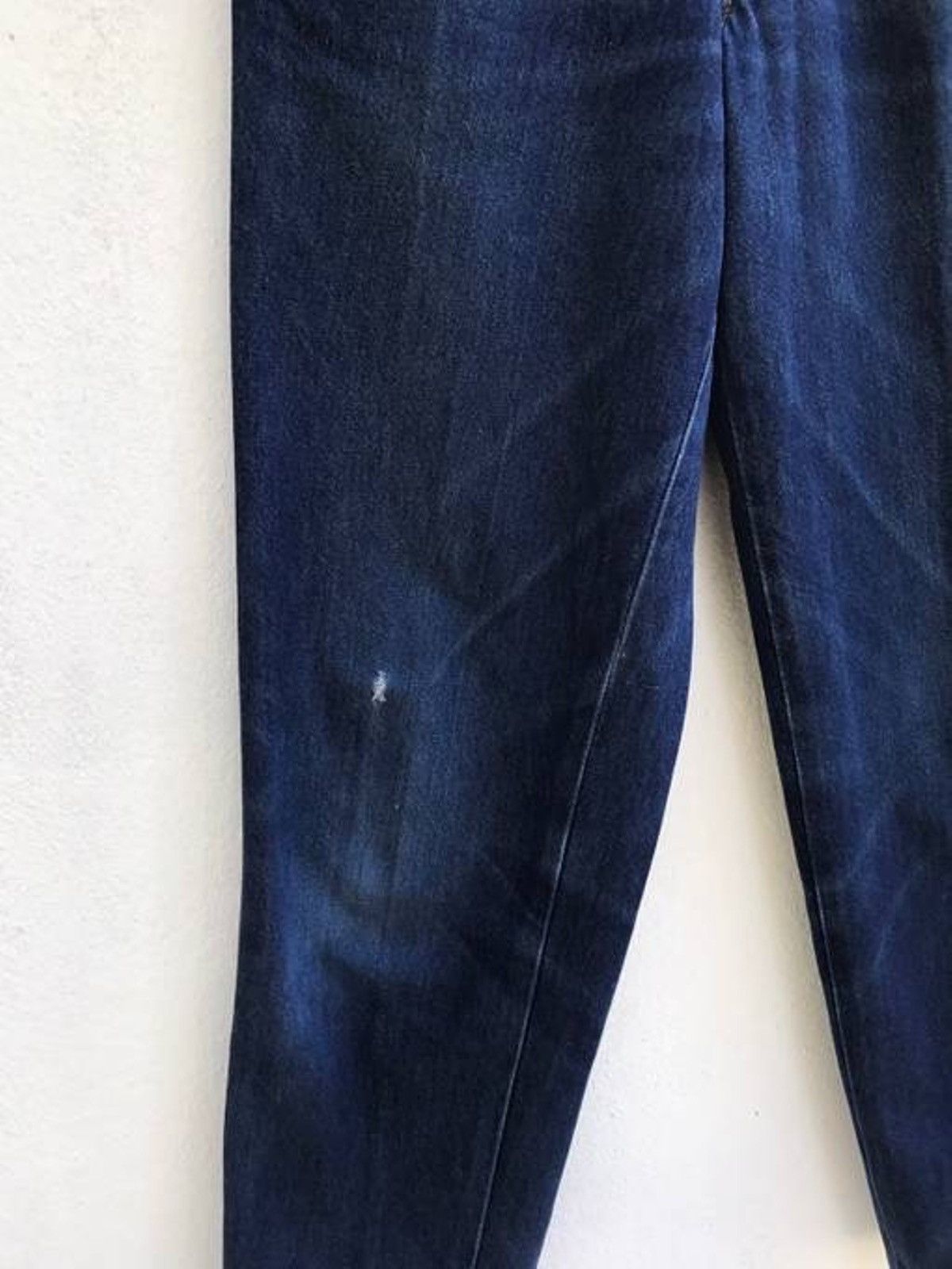 Yves Saint Laurent Vintage Retro Style Yves Saint Laurent Logo Denim Pants Size US 28 / EU 44 - 4 Thumbnail