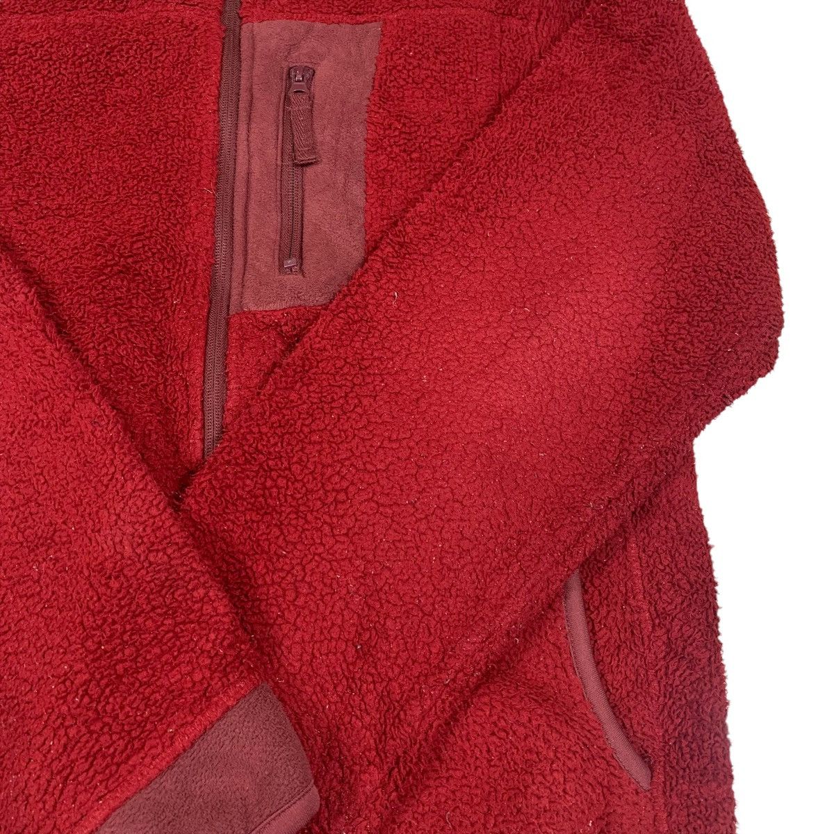 Japanese Brand × Uniqlo UNIQLO Japanese Brand Deep Pile Fleece Zipper Sweater Jacket Size US M / EU 48-50 / 2 - 9 Thumbnail