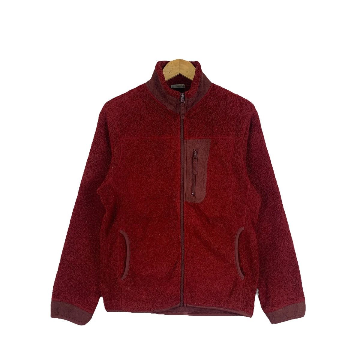 Japanese Brand × Uniqlo UNIQLO Japanese Brand Deep Pile Fleece Zipper Sweater Jacket Size US M / EU 48-50 / 2 - 1 Thumbnail