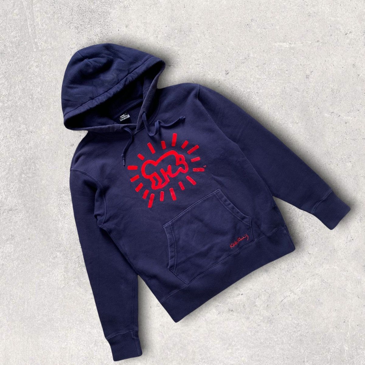 Keith Haring × Uniqlo × Vintage Vintage SPRZ NY X Keith Haring Logo Hoodie Size US S / EU 44-46 / 1 - 2 Thumbnail