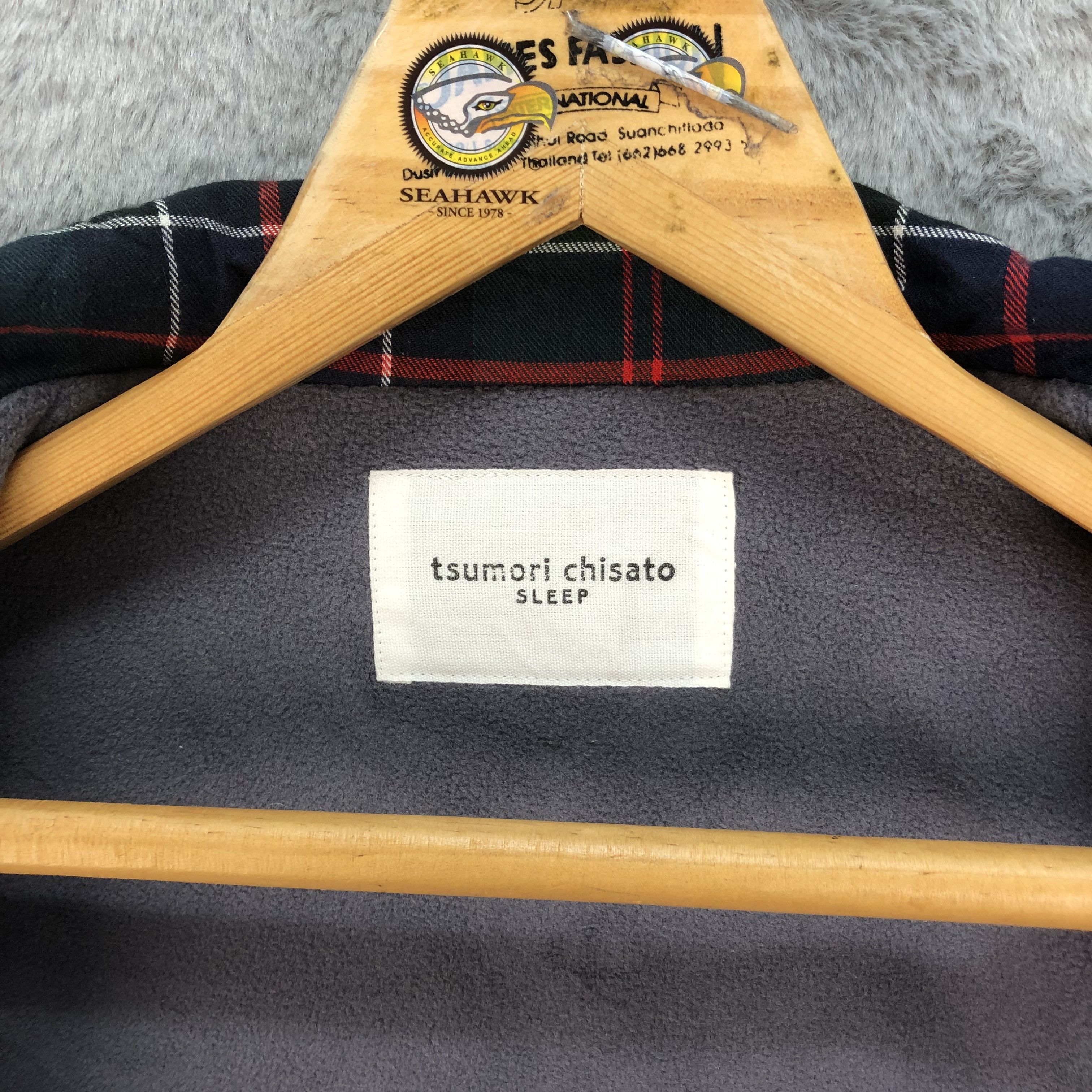 Tsumori Chisato Tsumori Chisato Fleece Lined Plaid Shirt Jacket #4716-165 Size M / US 6-8 / IT 42-44 - 7 Thumbnail
