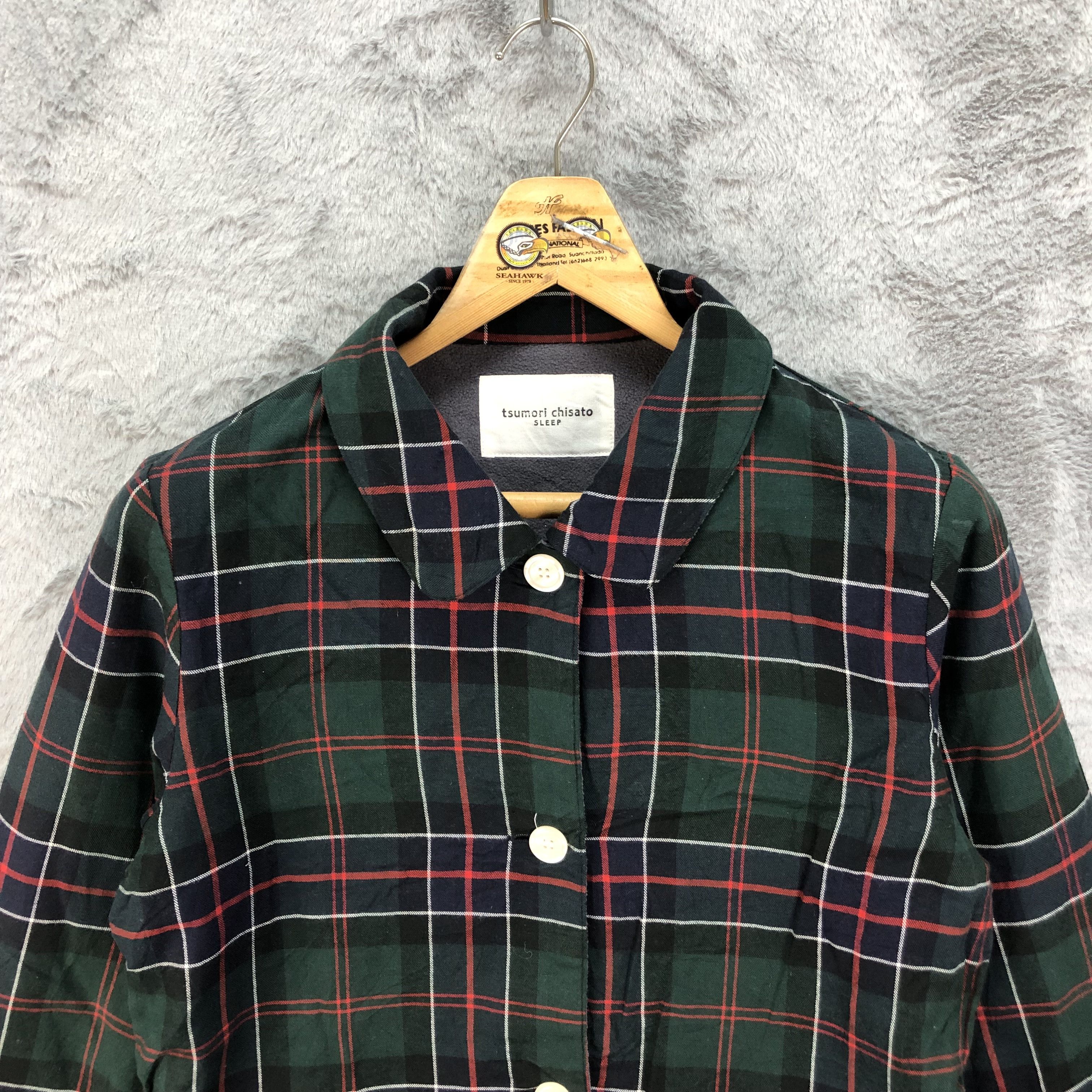 Tsumori Chisato Tsumori Chisato Fleece Lined Plaid Shirt Jacket #4716-165 Size M / US 6-8 / IT 42-44 - 2 Thumbnail