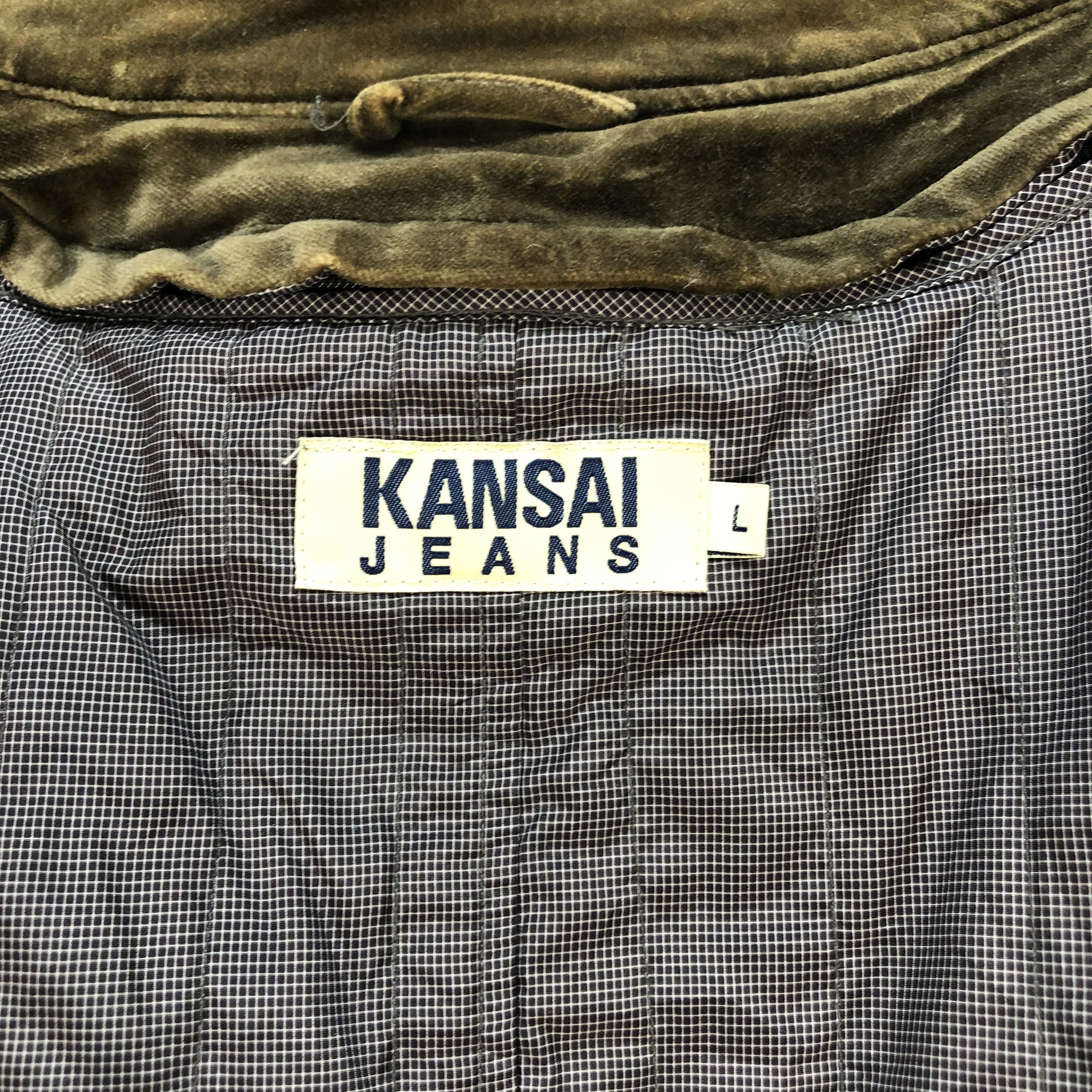 Japanese Brand VINTAGE KANSAI JEANS VELVET JACKET / CHORE JACKET #6593-75 Size US L / EU 52-54 / 3 - 9 Thumbnail