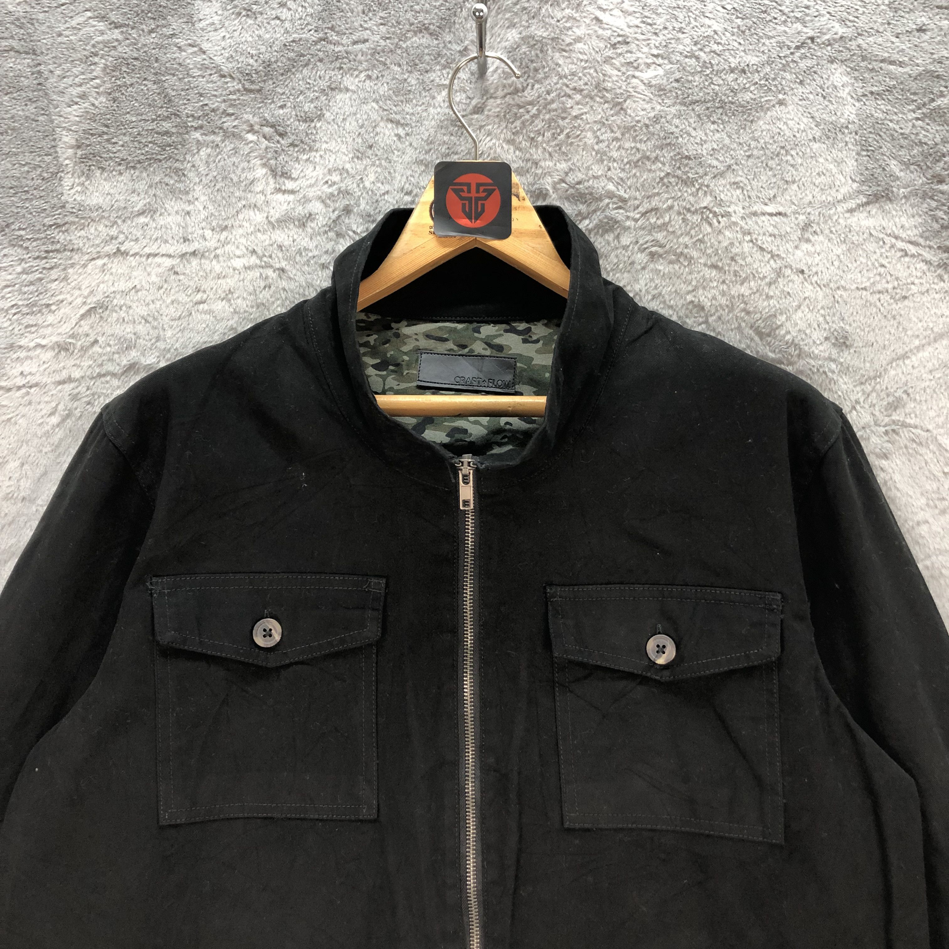 Japanese Brand CRAFT + FLOW CHORE JACKET #6583-75 Size US M / EU 48-50 / 2 - 2 Thumbnail