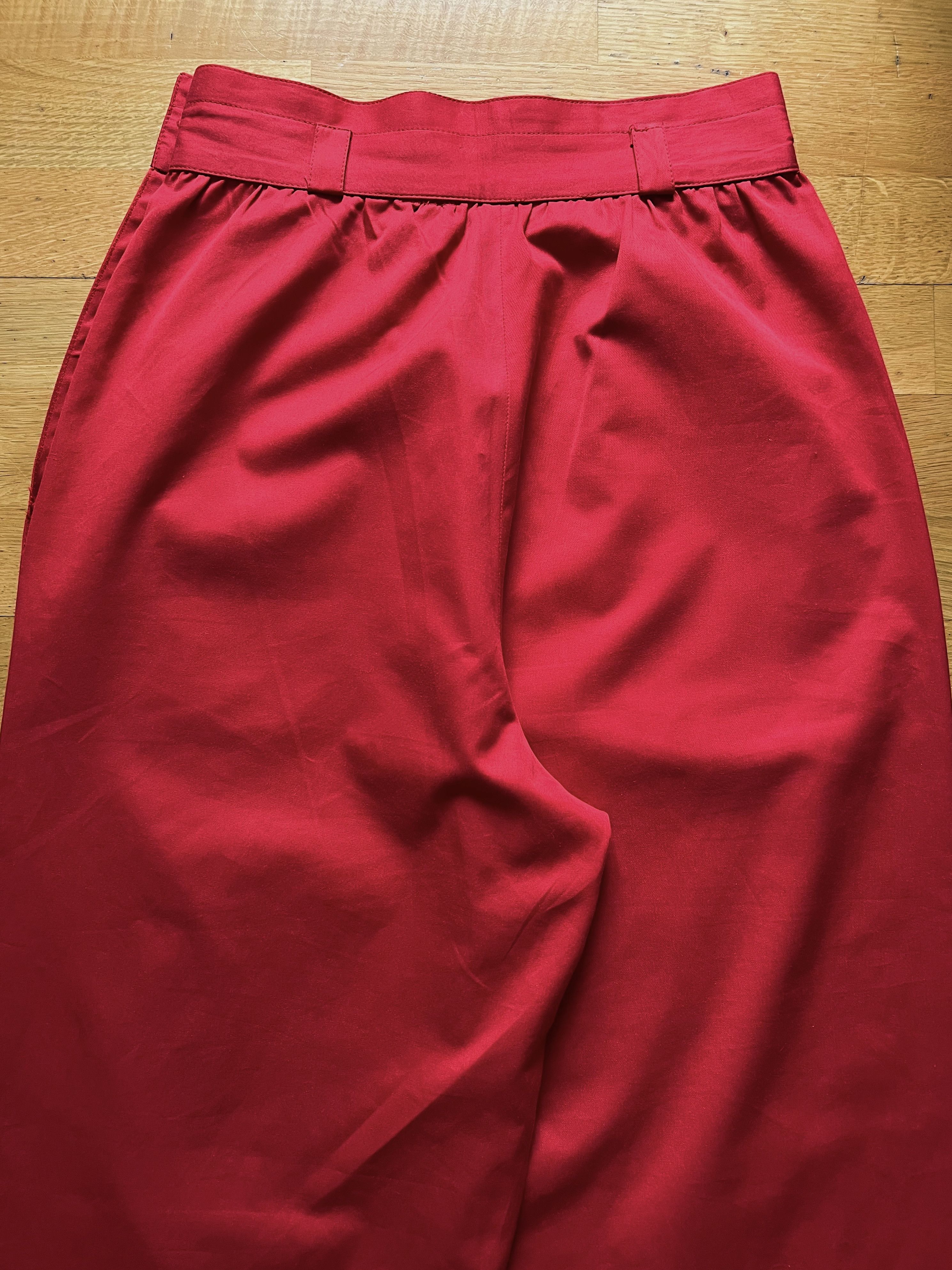 Versace 90s Gianni Versace Pleated Baggy Cotton Pants Trousers Size 27" / US 4 / IT 40 - 15 Thumbnail