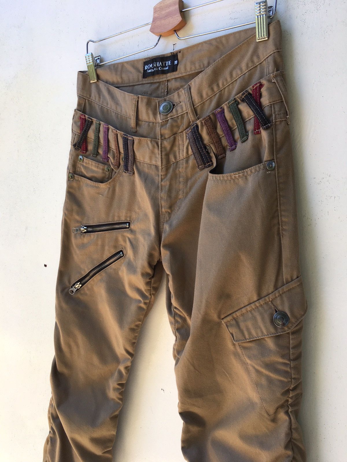 Japanese Brand Casual Roushatte DoubleWaist Cargo Pants Springleg Size US 30 / EU 46 - 8 Thumbnail
