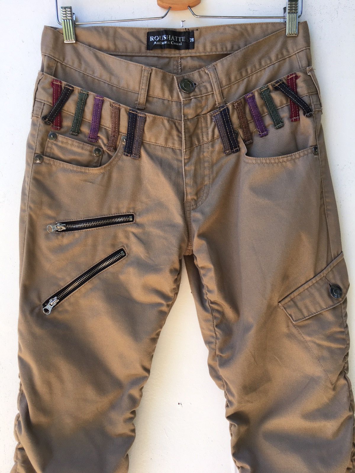 Japanese Brand Casual Roushatte DoubleWaist Cargo Pants Springleg Size US 30 / EU 46 - 6 Thumbnail