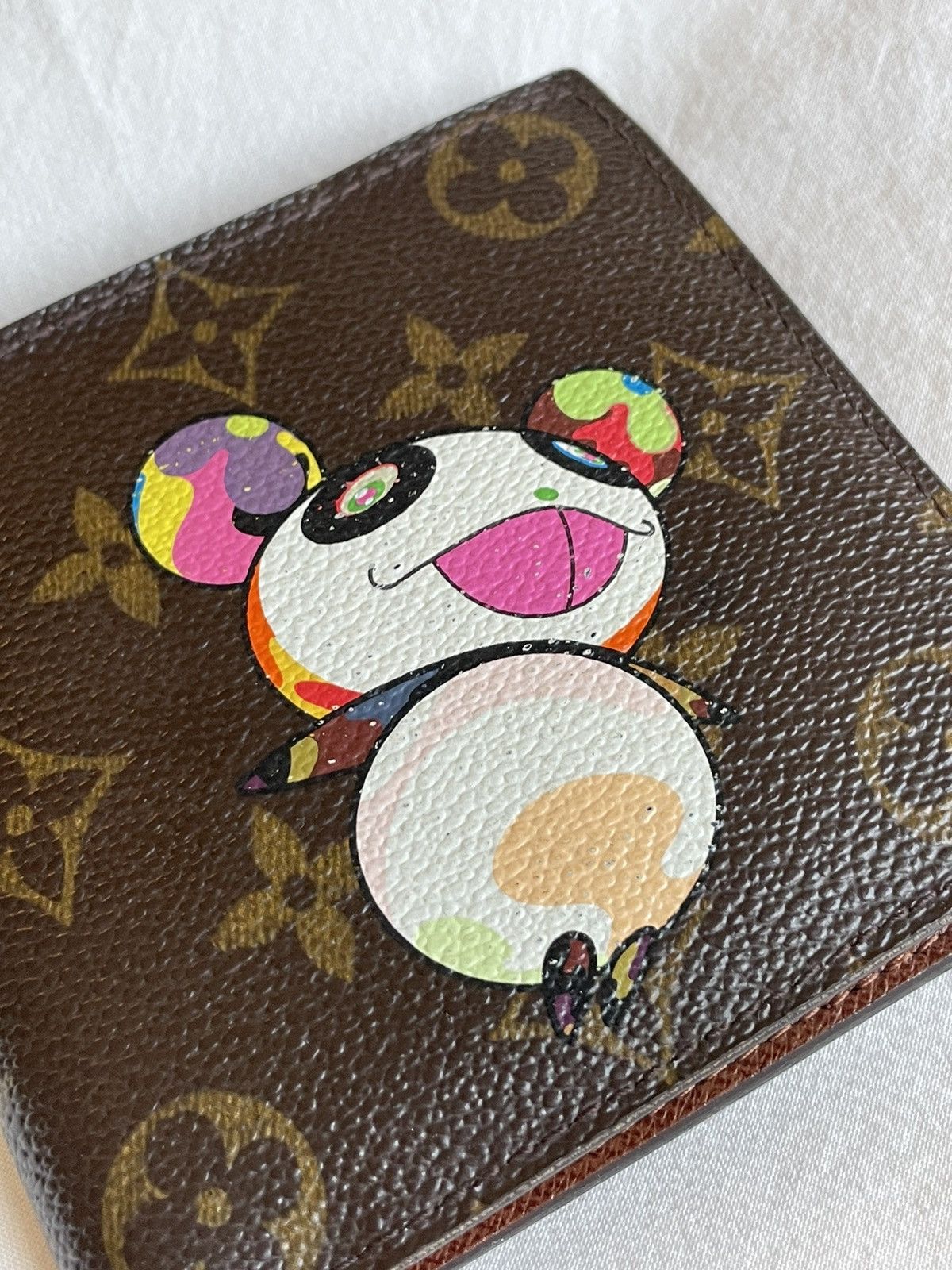 Louis Vuitton × Takashi Murakami Louis Vuitton Monogram Panda Wallet Size ONE SIZE - 2 Thumbnail