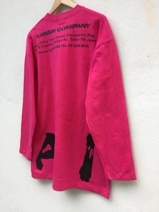 Kansai Yamamoto Vintage90s KANSAI YAMAMOTO Sweater Spellout Logo Sweatshirt Size US L / EU 52-54 / 3 - 11 Thumbnail