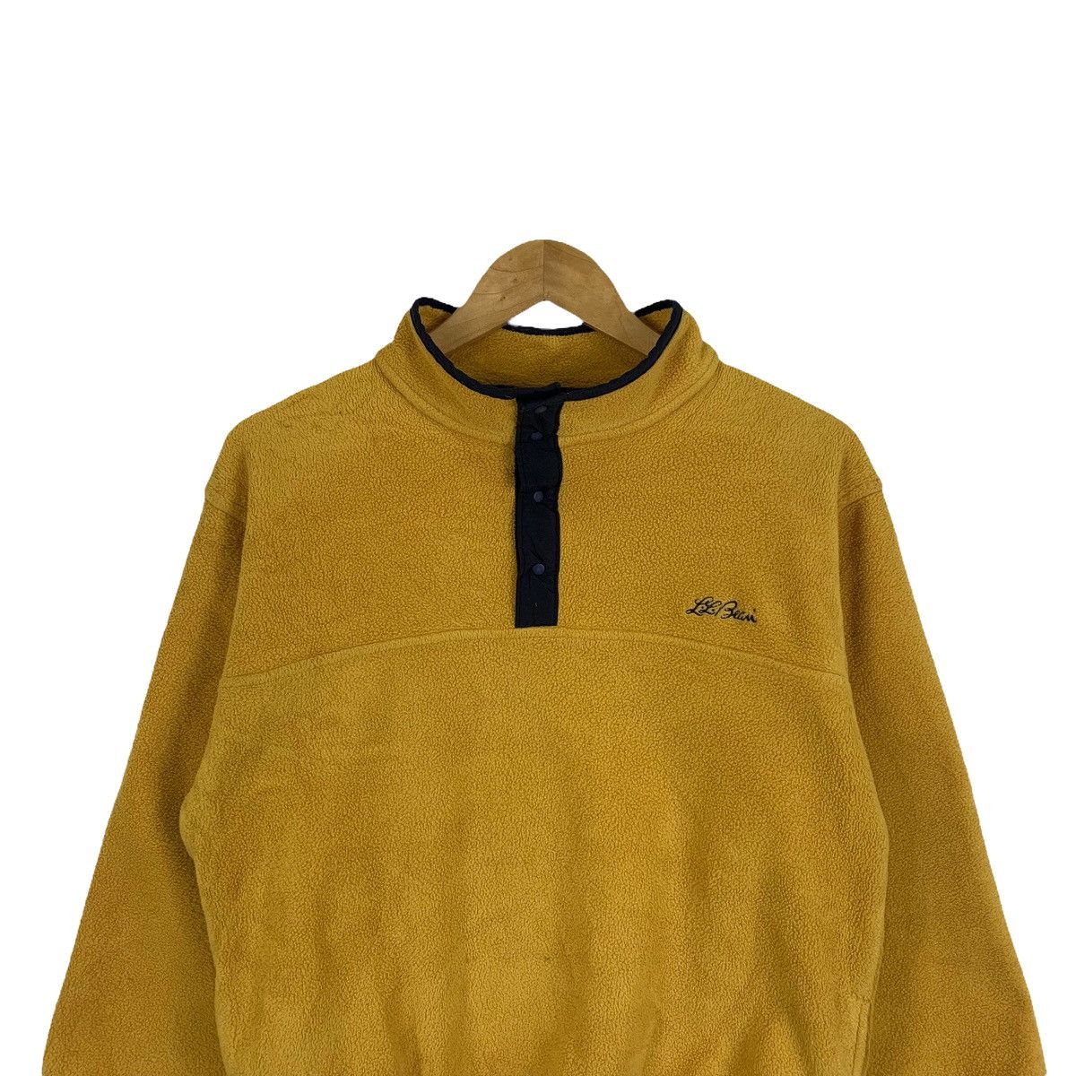 L.L. Bean × Vintage Vintage L.L. BEAN Outdoor Fleece Half Button Sweatshirt Size US M / EU 48-50 / 2 - 4 Thumbnail