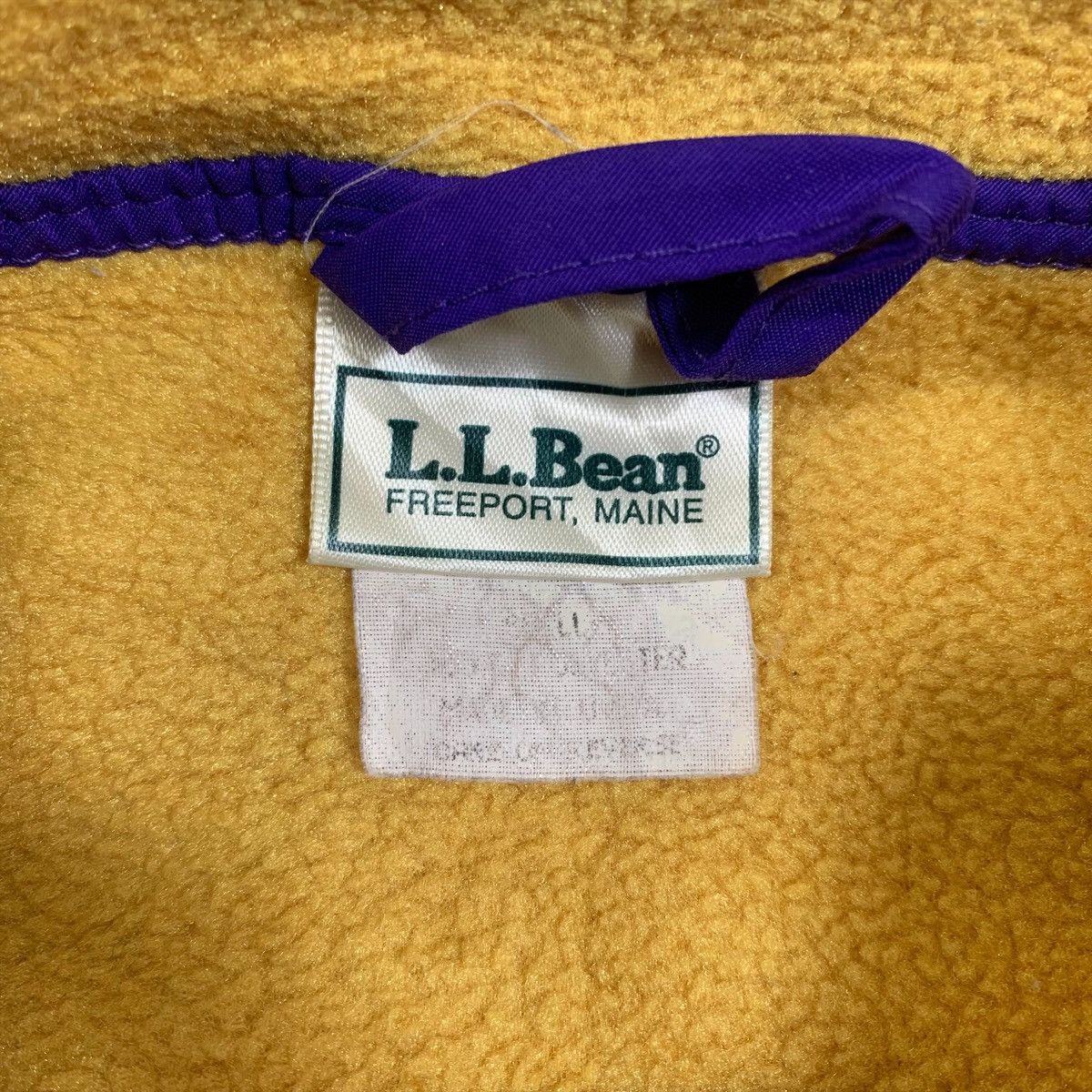 L.L. Bean × Vintage Vintage L.L. BEAN Outdoor Fleece Half Button Sweatshirt Size US M / EU 48-50 / 2 - 6 Thumbnail