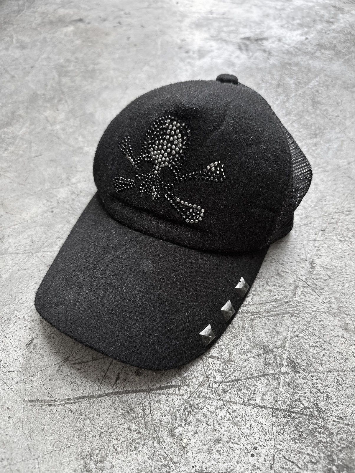 if six was nine LACE CAP with gold beads - メルカリ - 帽子