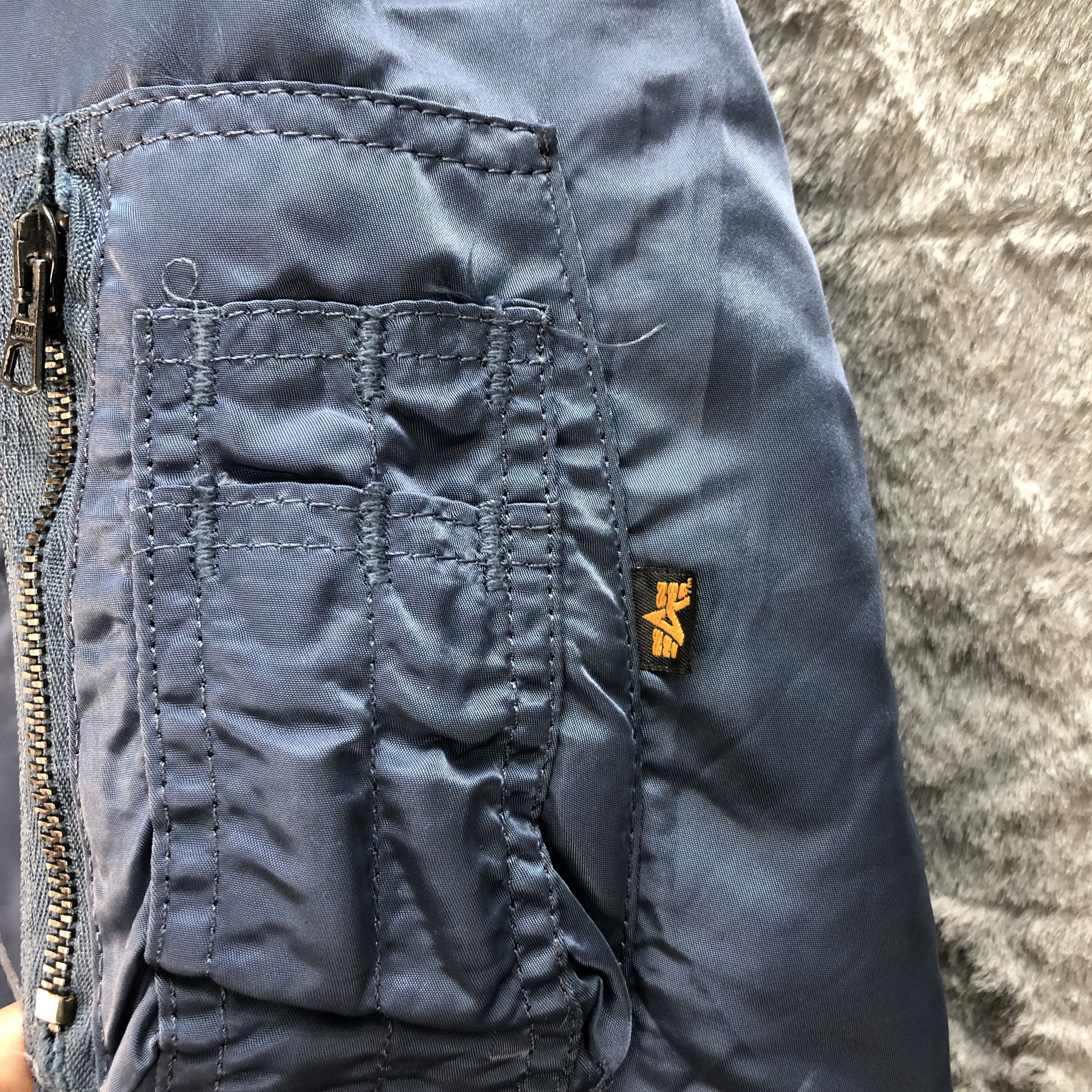Alpha Industries VINTAGE B-15C ALPHA INDUSTRIES US AIR FORCE BOMBERS #6514-70 Size US L / EU 52-54 / 3 - 7 Thumbnail