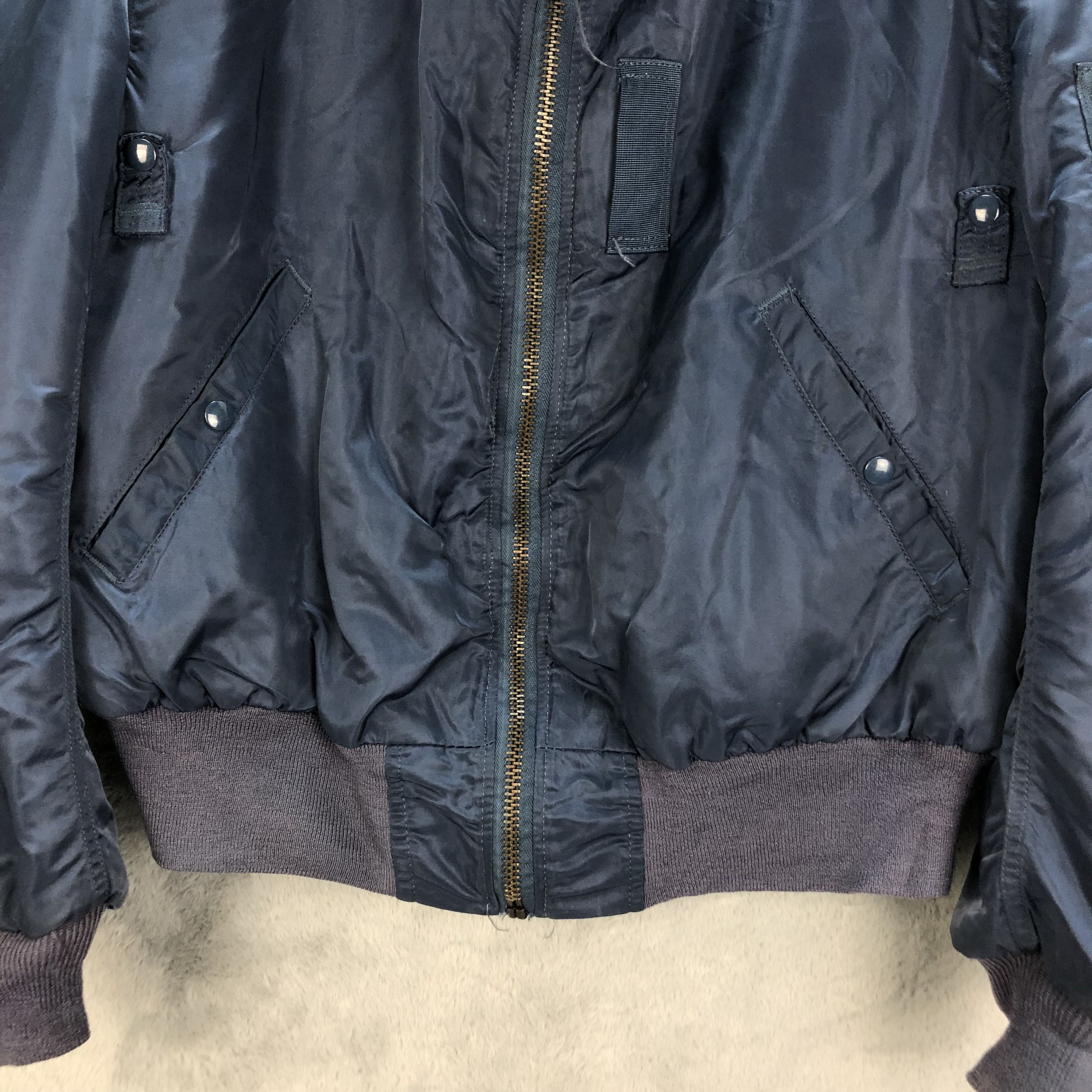 Alpha Industries VINTAGE B-15C ALPHA INDUSTRIES US AIR FORCE BOMBERS #6514-70 Size US L / EU 52-54 / 3 - 3 Thumbnail