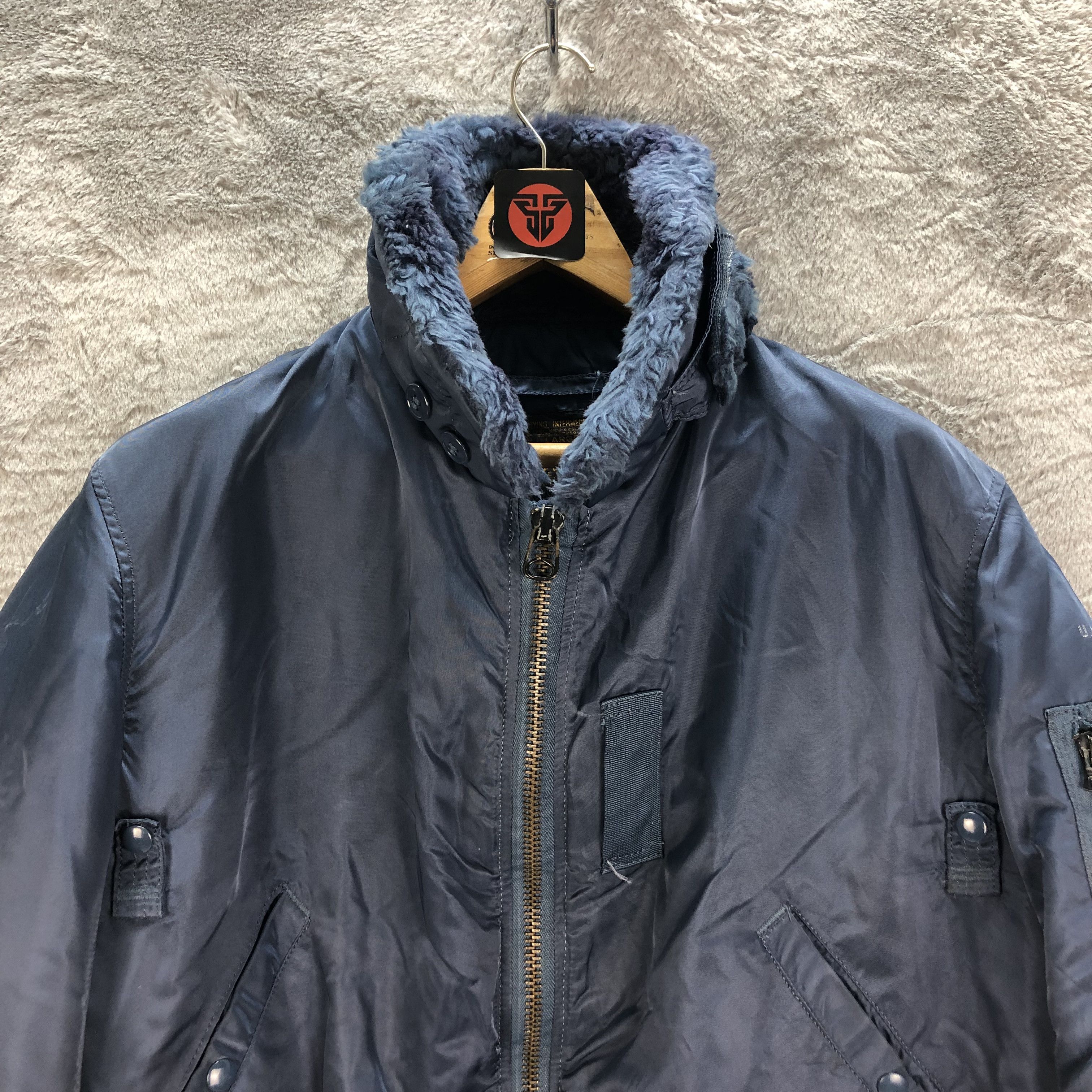 Alpha Industries VINTAGE B-15C ALPHA INDUSTRIES US AIR FORCE BOMBERS #6514-70 Size US L / EU 52-54 / 3 - 2 Thumbnail