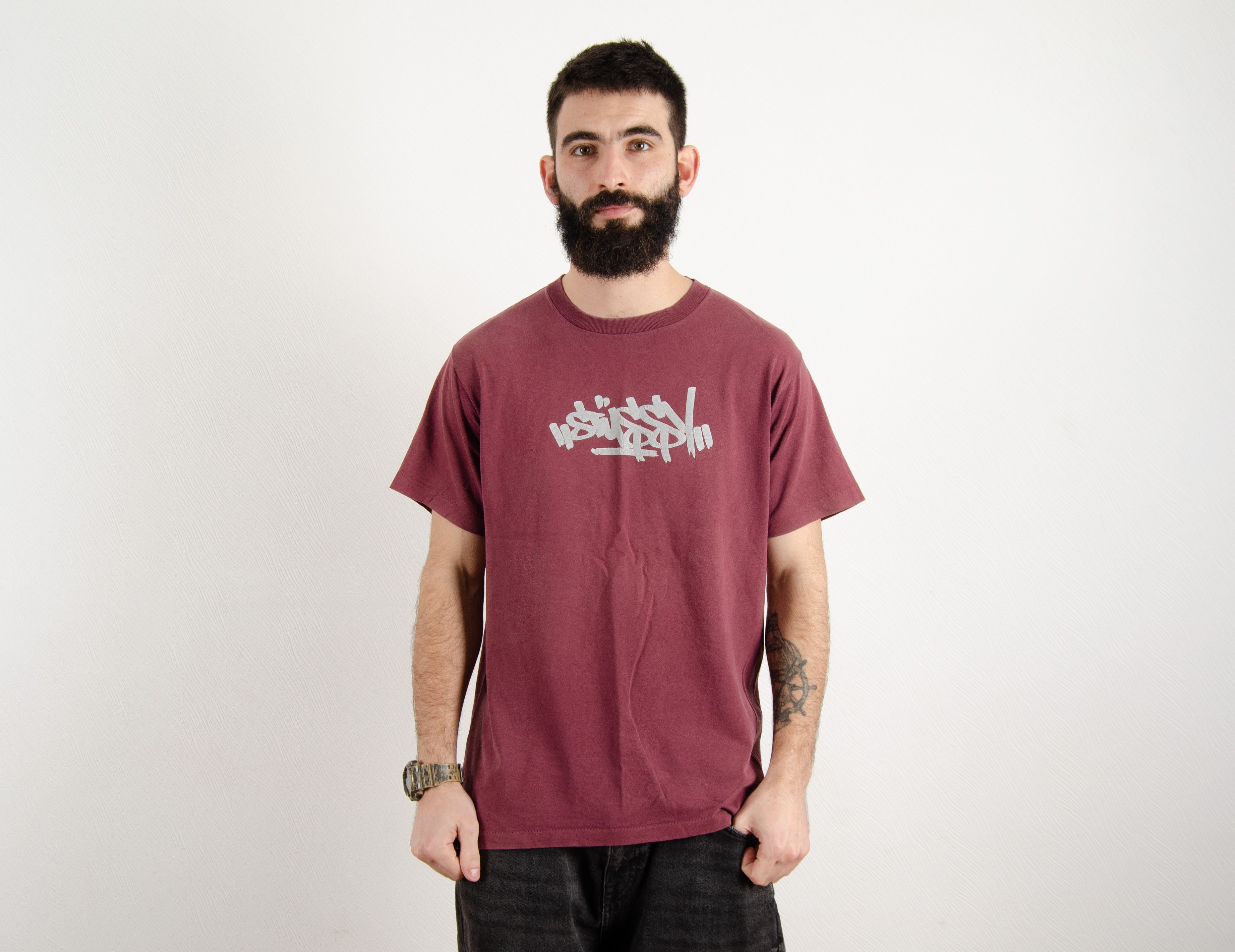 Stussy Rare Vintage Stussy Made in USA T Shirt Size US L / EU 52-54 / 3 - 1 Thumbnail