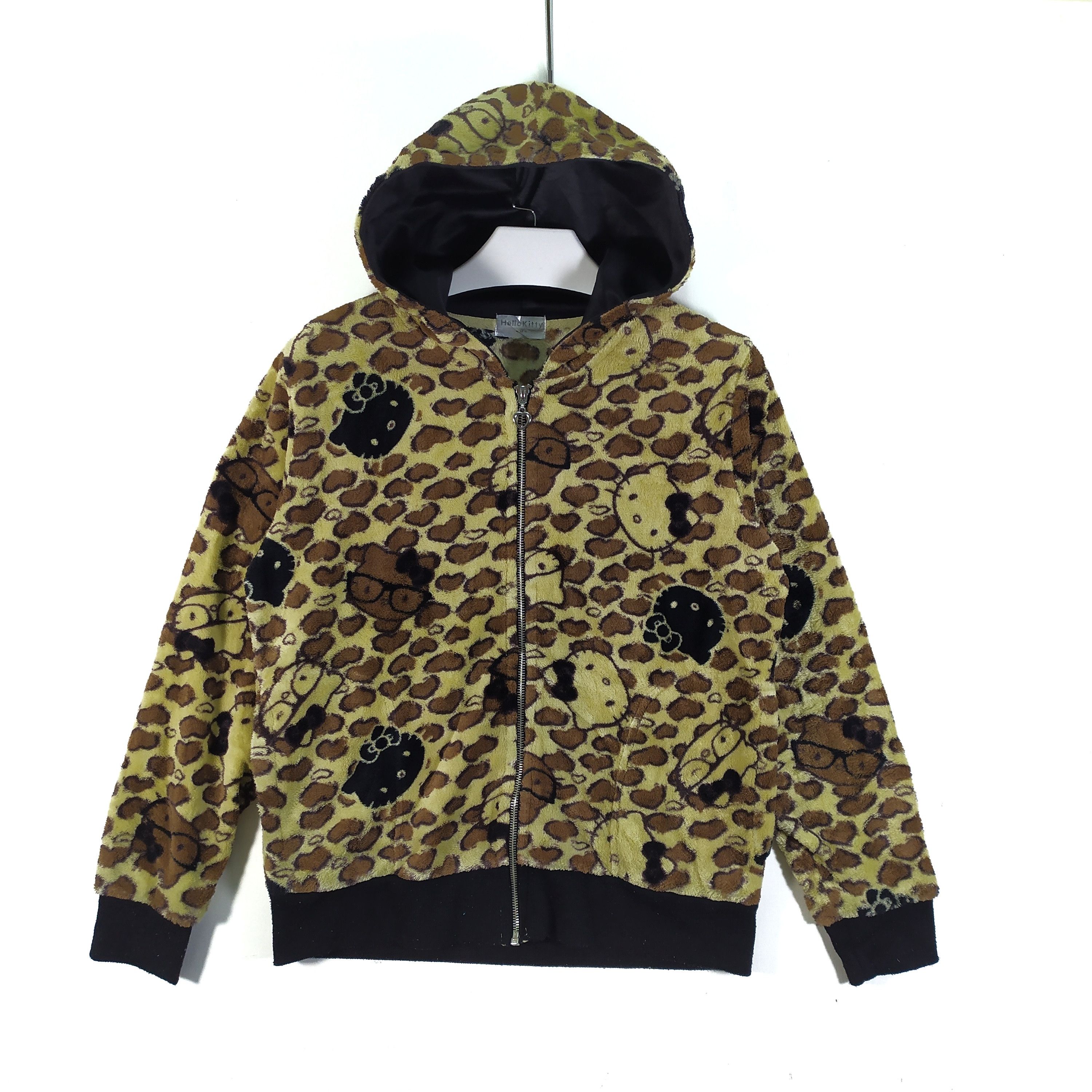 Japanese Brand HELLO KITTY Fullprint Hooded Fleece Sets #68-004 Size M / US 6-8 / IT 42-44 - 2 Thumbnail