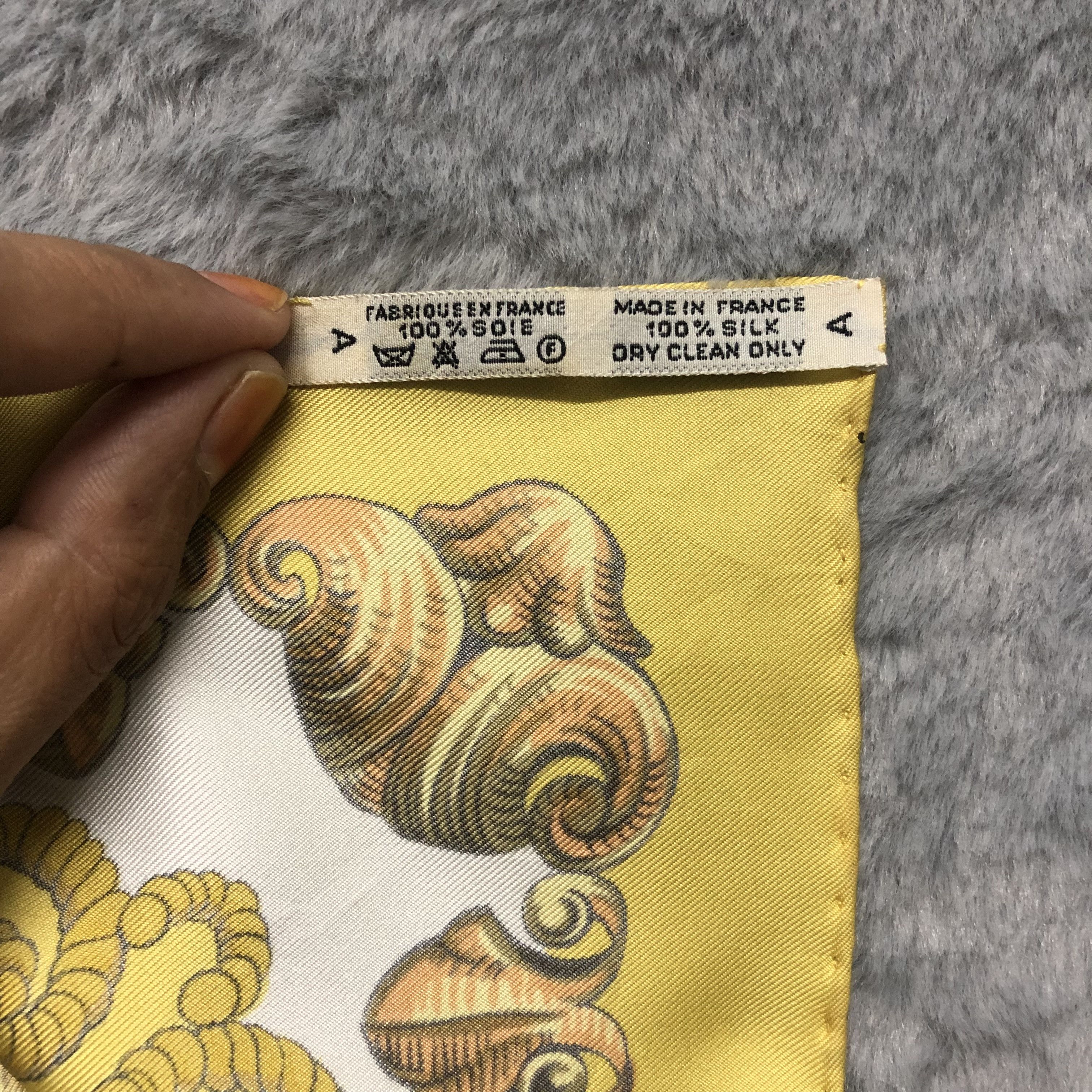 Hermes Hermes carre 90 LVDOVICVS MAGNVS Silk Scarf #203-H Size ONE SIZE - 15 Thumbnail