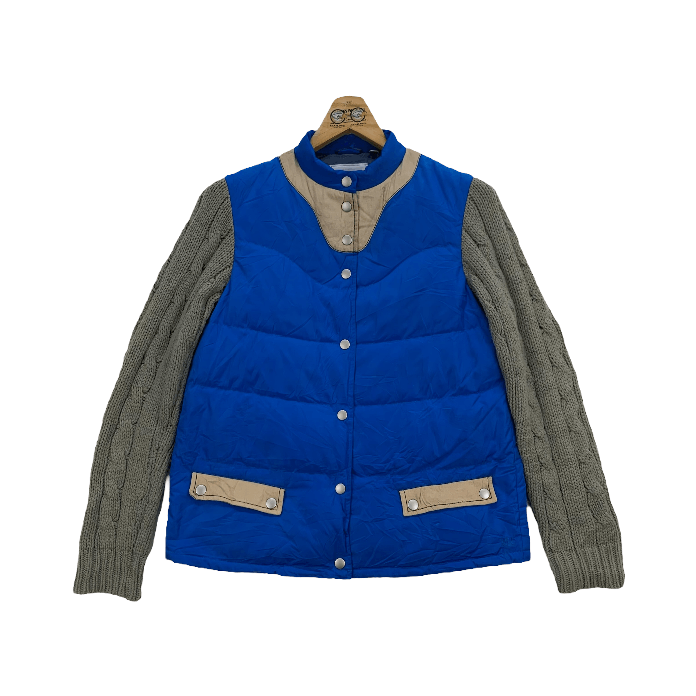 Pre-owned Jun Takahashi X Undercover Uu By Jun Takahashi Knitted Sleeve Puffer Jacket 4040-140