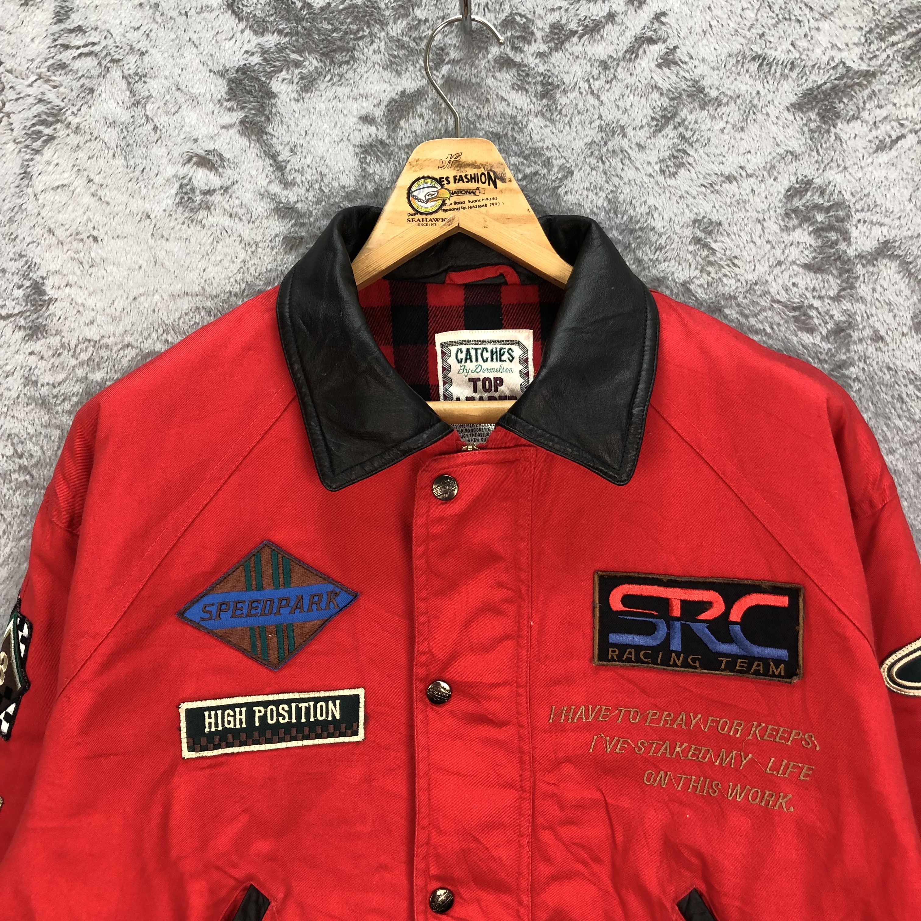 Sports Specialties SRC RACING TEAM RED BOMBER JACKET #5481-192 Size US L / EU 52-54 / 3 - 2 Thumbnail
