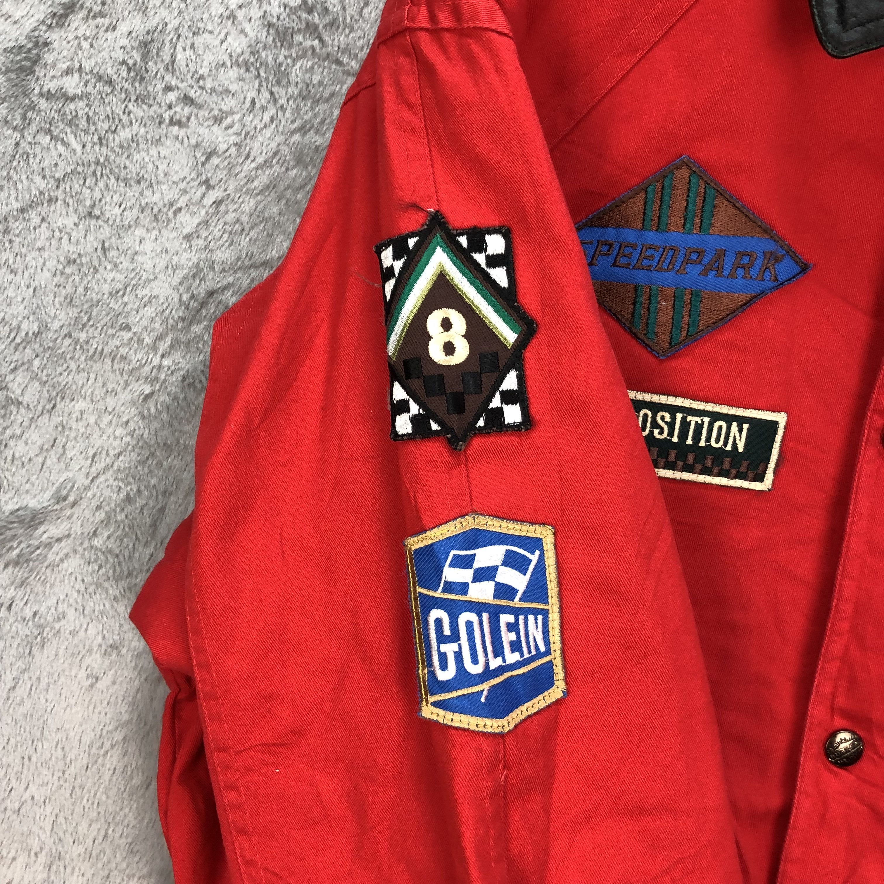 Sports Specialties SRC RACING TEAM RED BOMBER JACKET #5481-192 Size US L / EU 52-54 / 3 - 9 Thumbnail