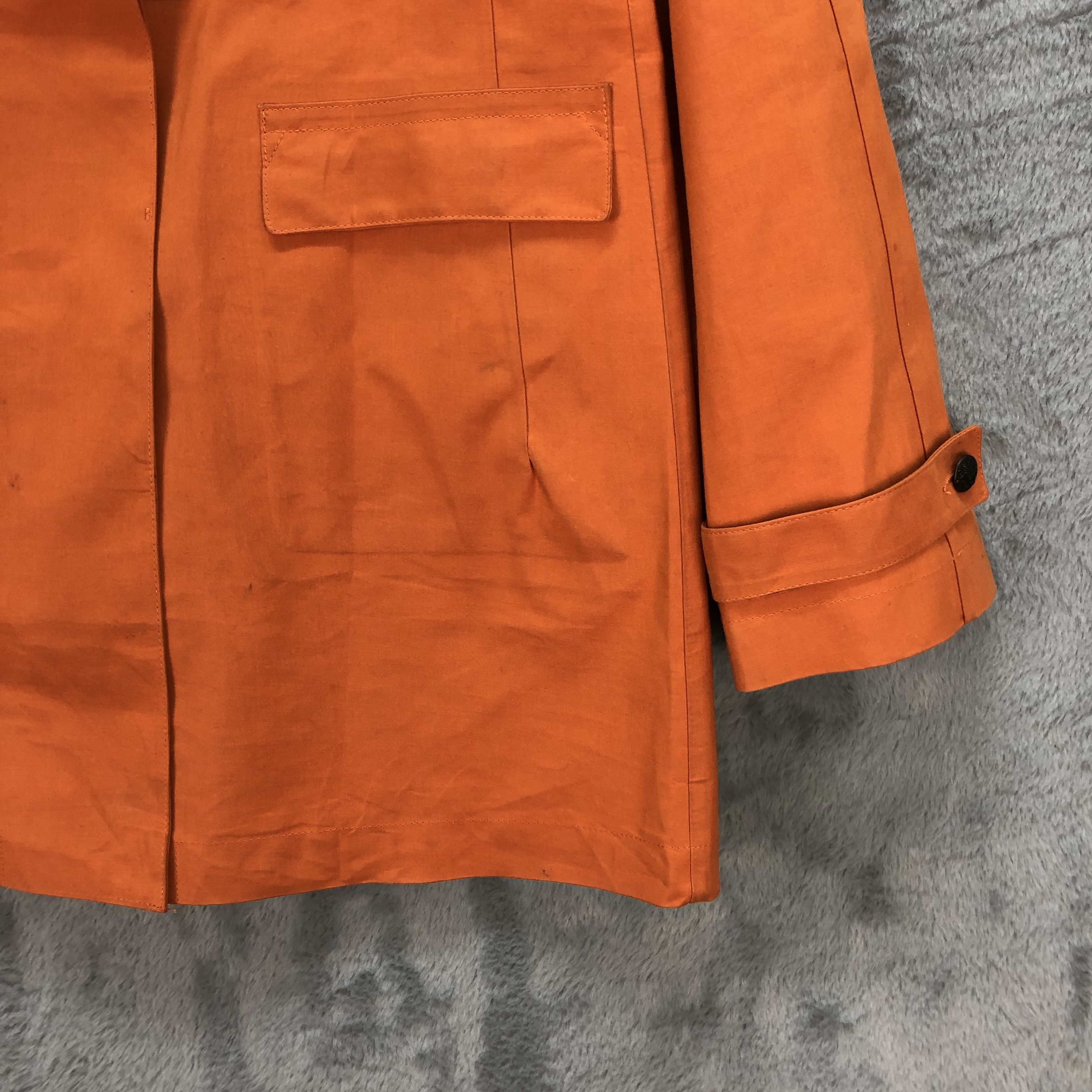 Mackintosh MACKINTOSH COTTON RUBBER PROOFED ORANGE COAT #6589-75 Size S / US 4 / IT 40 - 7 Thumbnail