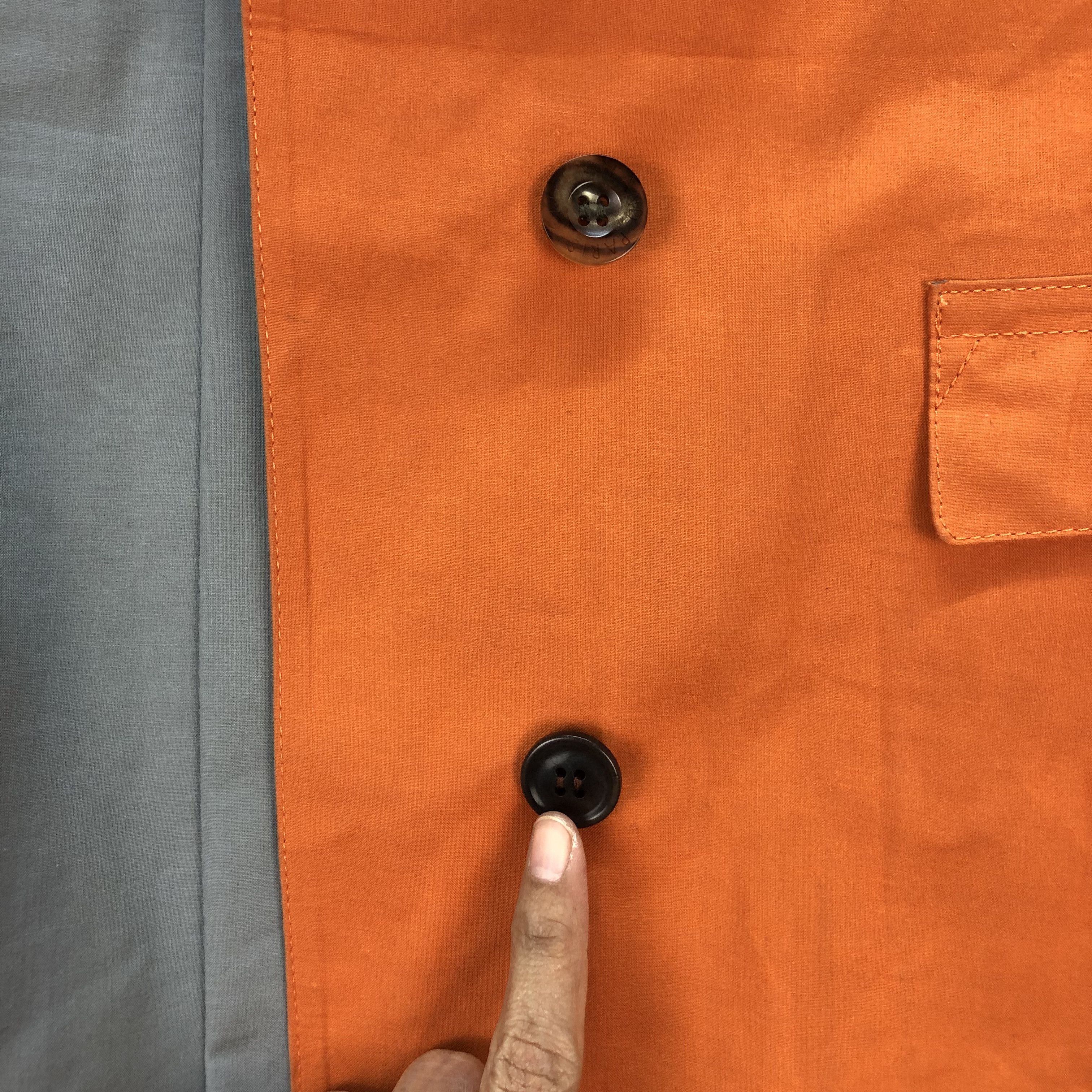 Mackintosh MACKINTOSH COTTON RUBBER PROOFED ORANGE COAT #6589-75 Size S / US 4 / IT 40 - 8 Thumbnail