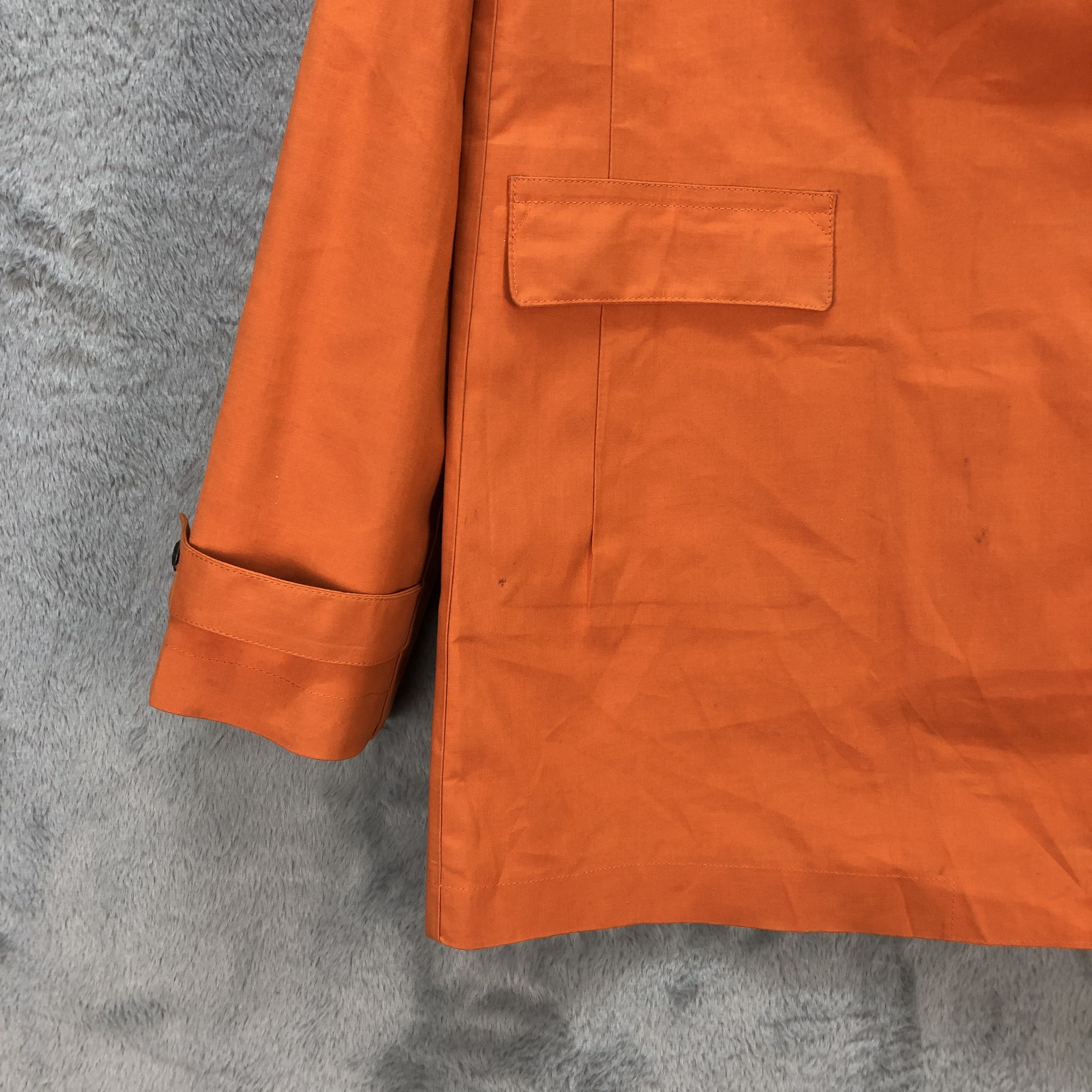 Mackintosh MACKINTOSH COTTON RUBBER PROOFED ORANGE COAT #6589-75 Size S / US 4 / IT 40 - 6 Thumbnail