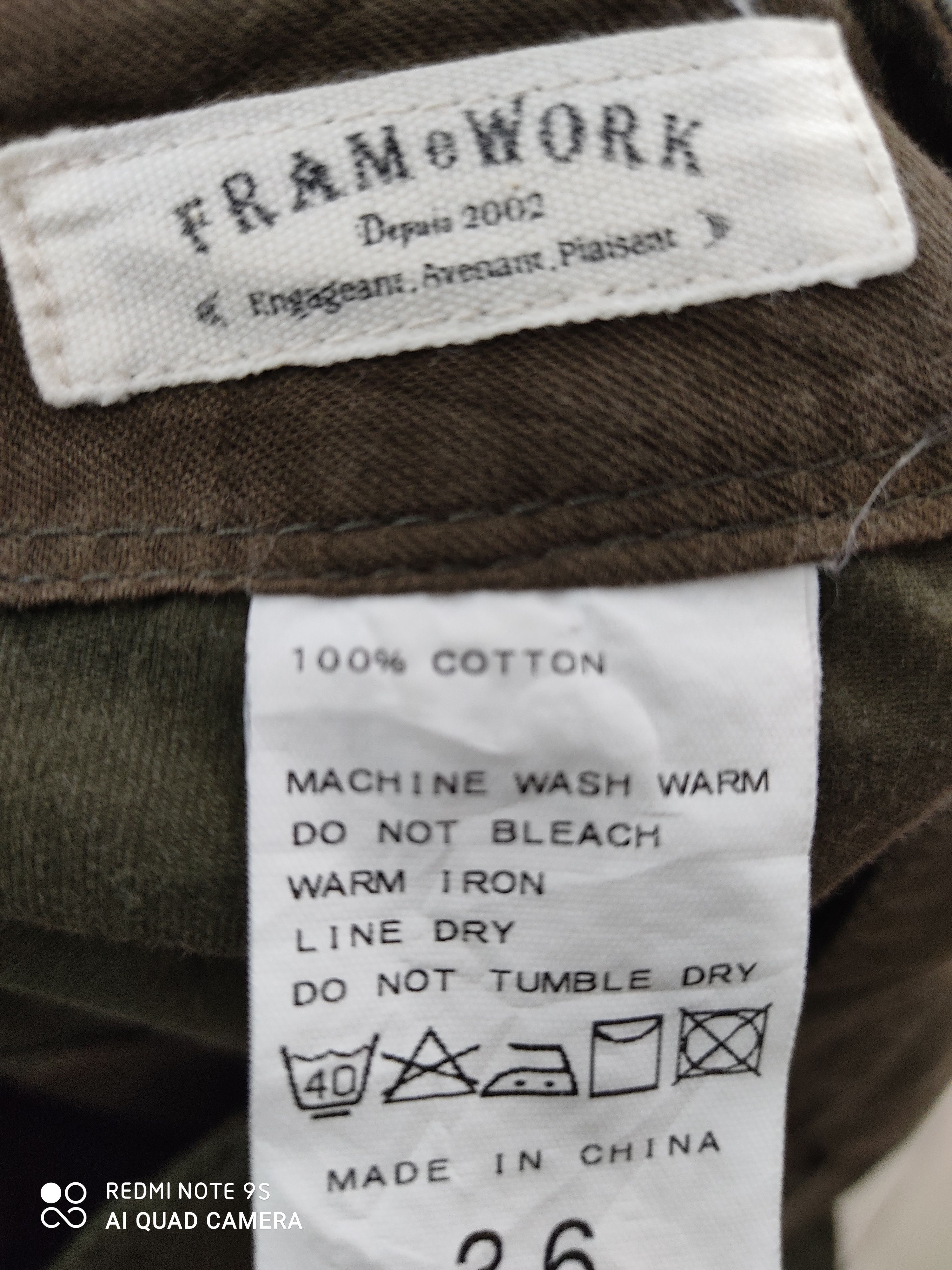 Japanese Brand Frame Work Multipocket Utility Cargo Pant Size US 30 / EU 46 - 8 Thumbnail