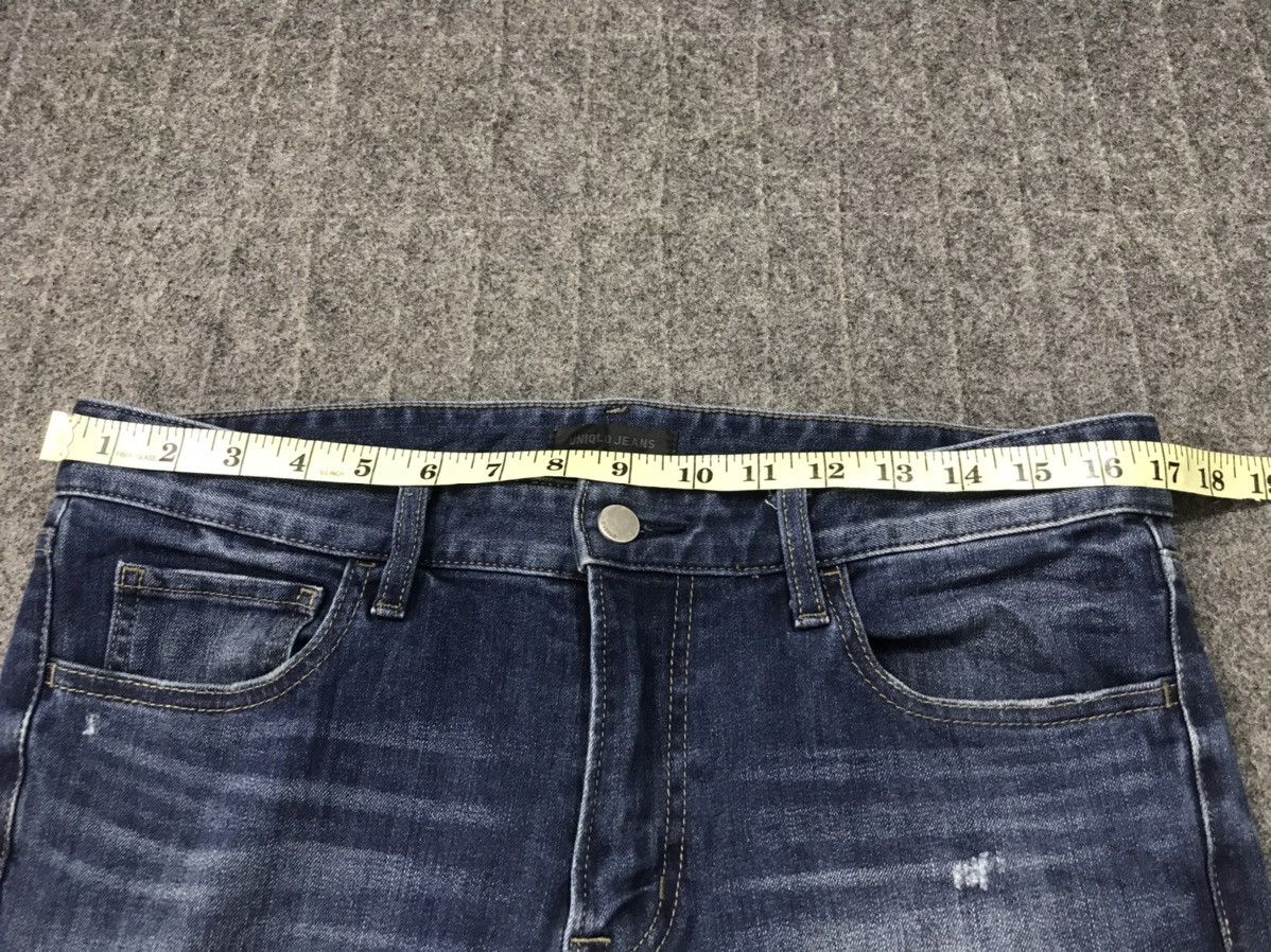 Japanese Brand × Vintage Japanese Brand Straight Slim Cut Pants Distressed Denim Size US 34 / EU 50 - 8 Thumbnail