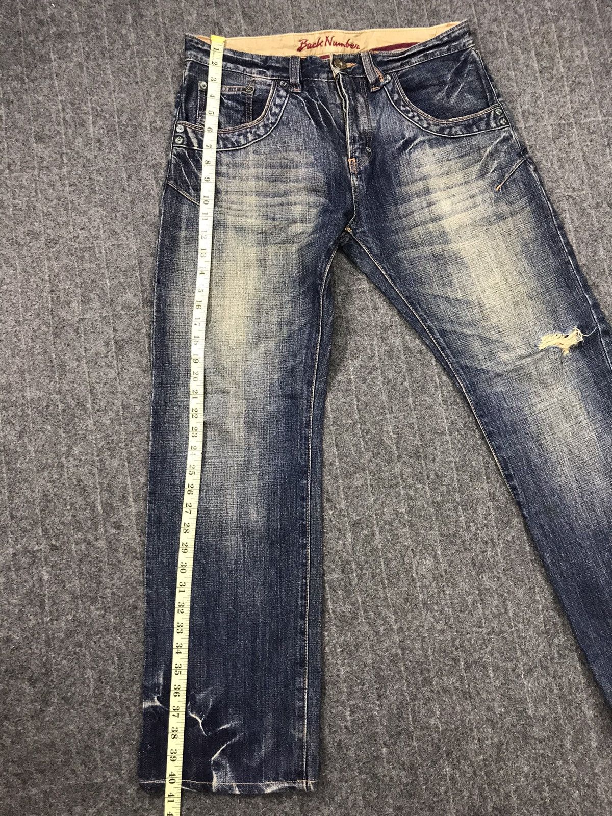 Japanese Brand × Vintage Vintage Back Number Japanese Brand Straight Cut Style Pants Size US 34 / EU 50 - 10 Thumbnail