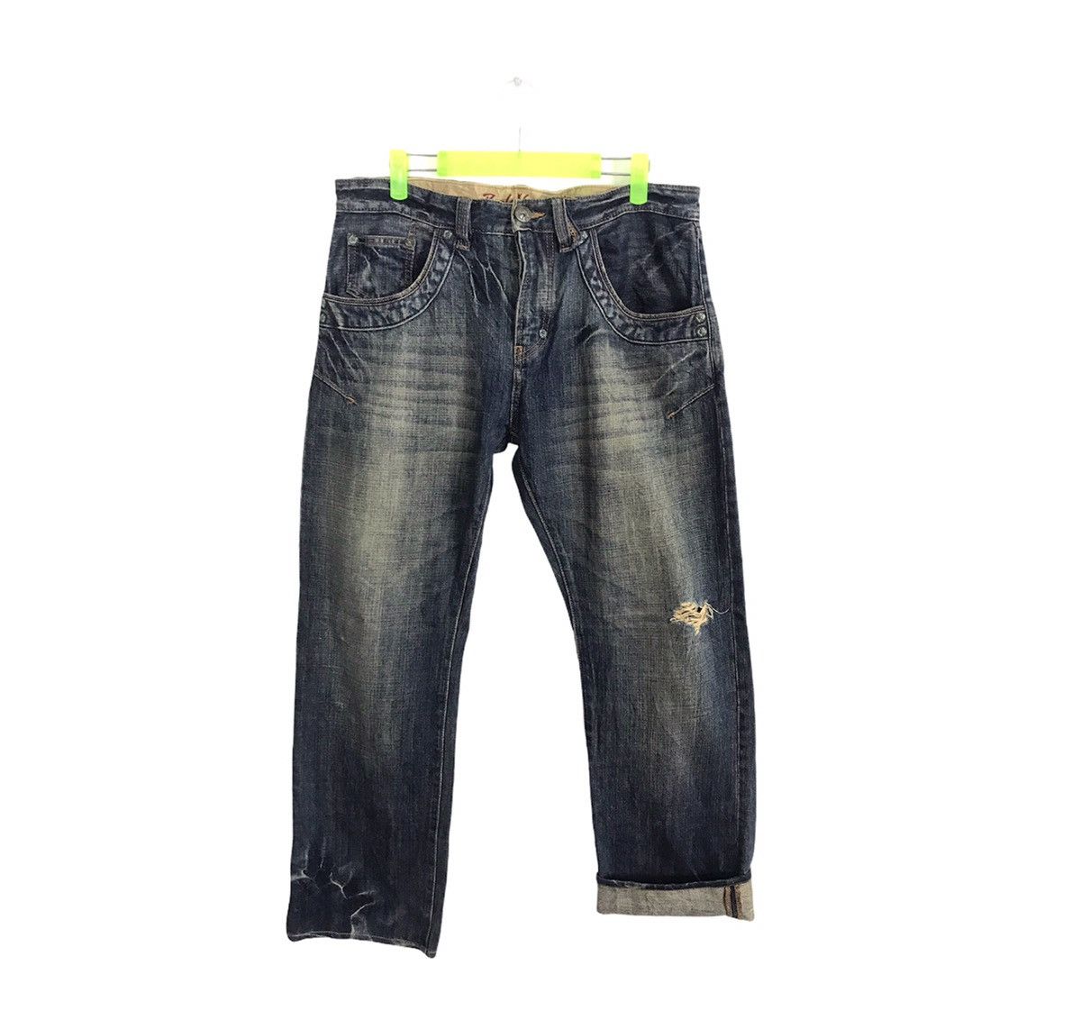 Japanese Brand × Vintage Vintage Back Number Japanese Brand Straight Cut Style Pants Size US 34 / EU 50 - 1 Thumbnail