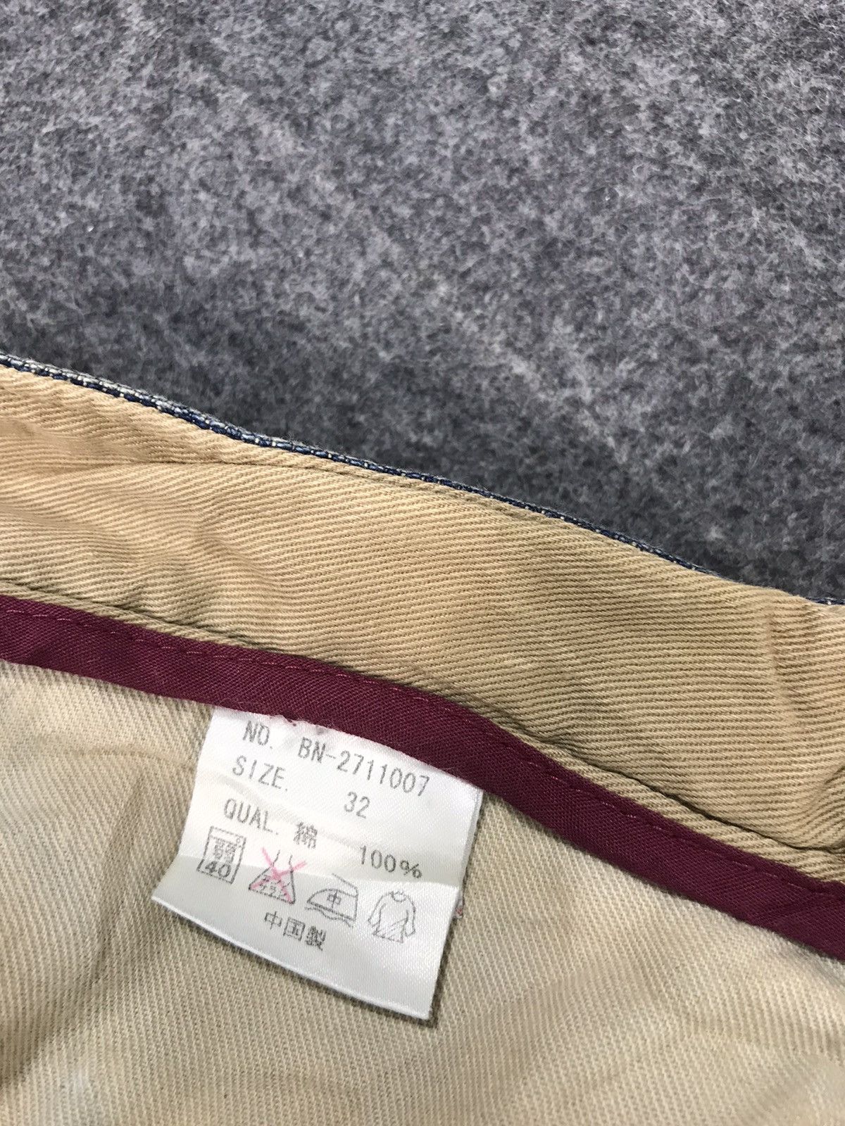 Japanese Brand × Vintage Vintage Back Number Japanese Brand Straight Cut Style Pants Size US 34 / EU 50 - 7 Thumbnail