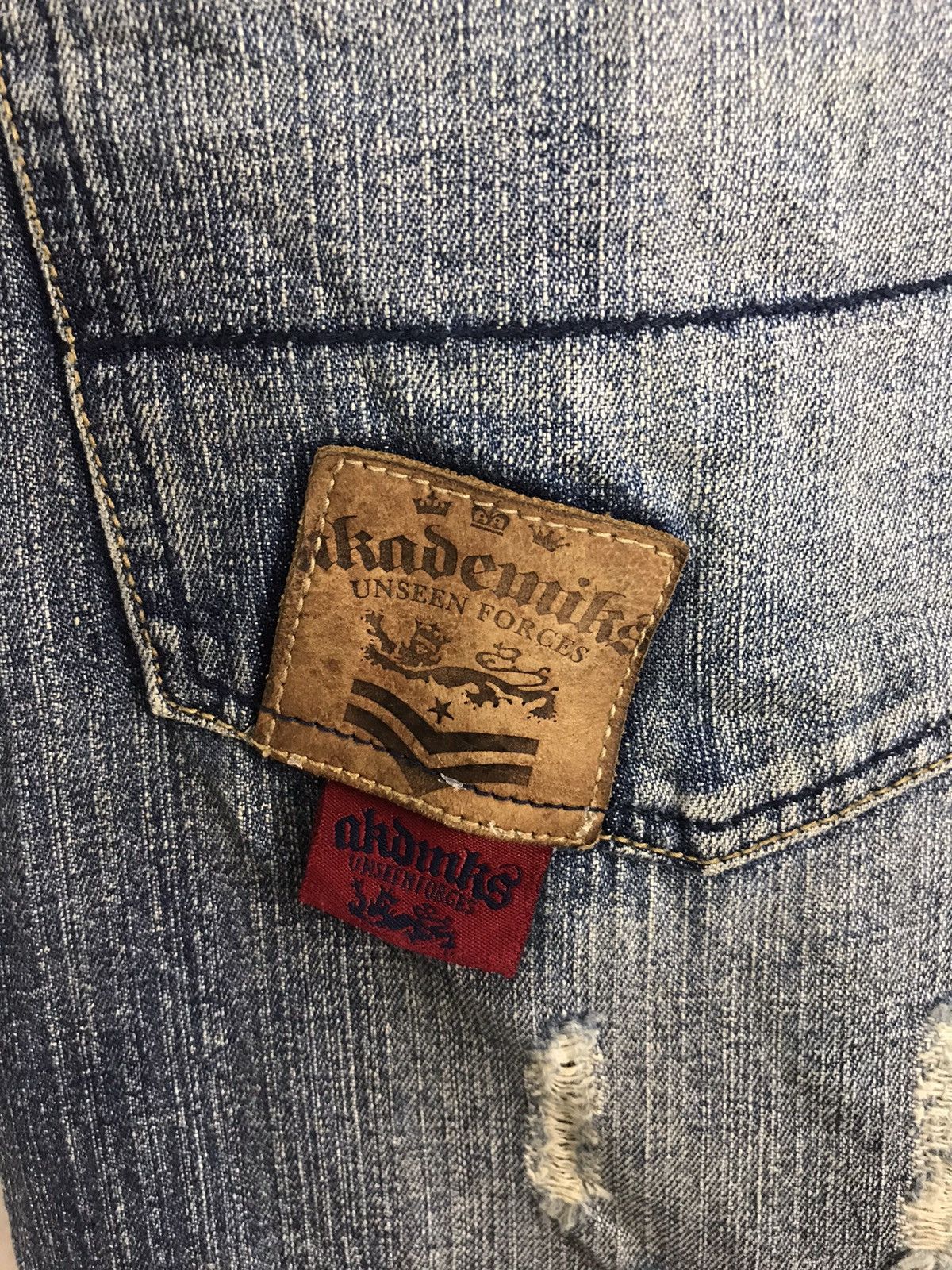 Akademiks Vintage Akademiks Unseen Force Straight Cut Style Pants Size US 34 / EU 50 - 4 Thumbnail