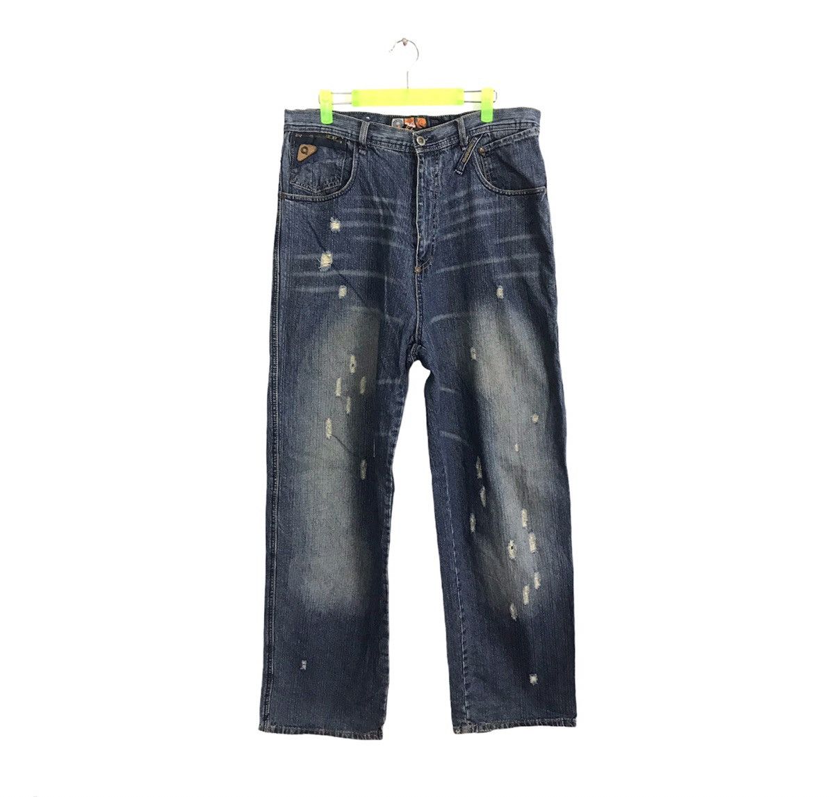 Akademiks Vintage Akademiks Unseen Force Straight Cut Style Pants Size US 34 / EU 50 - 1 Thumbnail