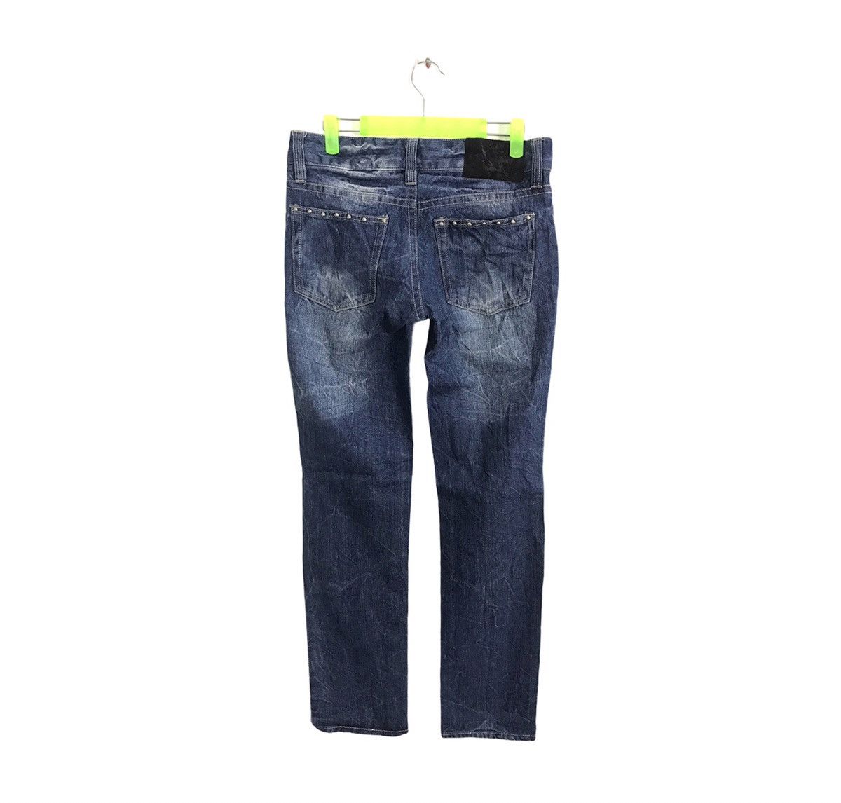 Japanese Brand × Vintage Vintage Japanese Brand Straight Cut Pants Distressed Denim Size US 30 / EU 46 - 2 Thumbnail