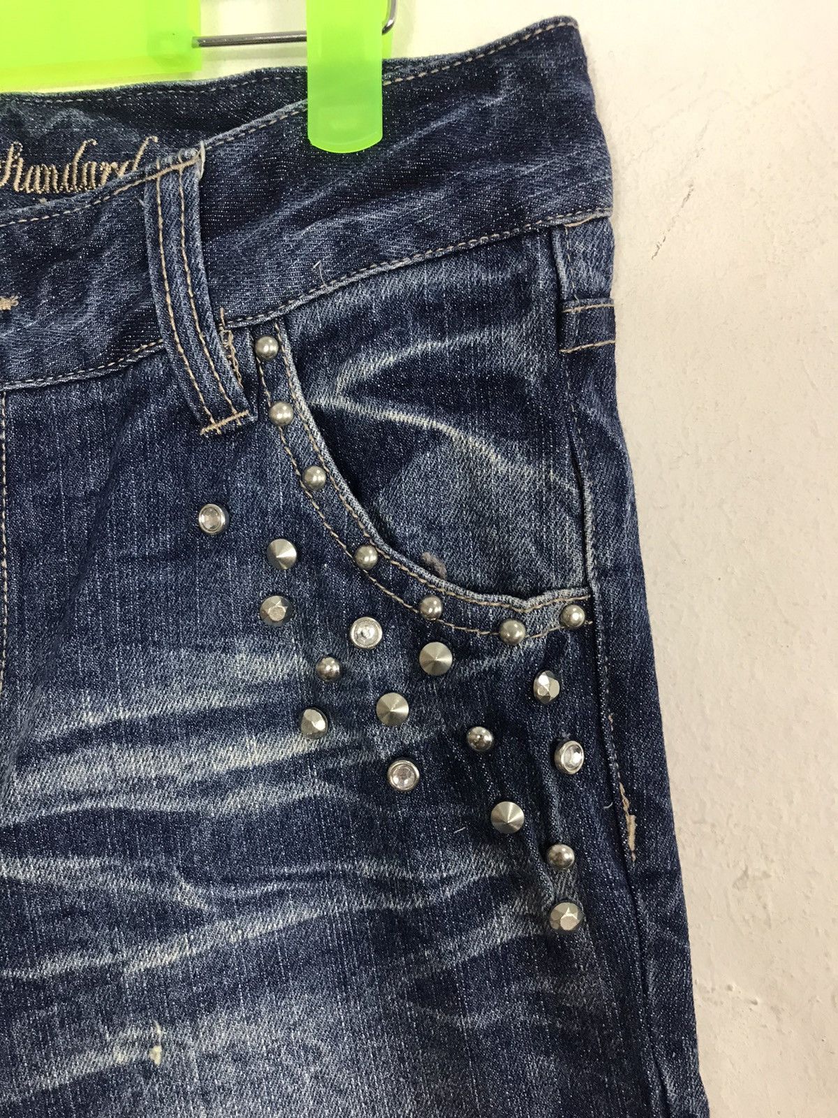 Japanese Brand × Vintage Vintage Japanese Brand Straight Cut Pants Distressed Denim Size US 30 / EU 46 - 18 Thumbnail