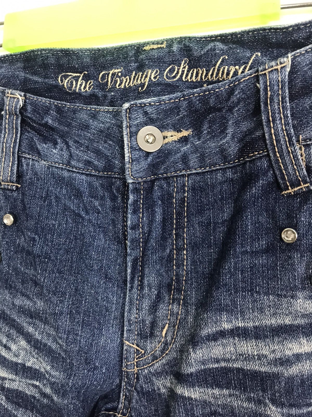 Japanese Brand × Vintage Vintage Japanese Brand Straight Cut Pants Distressed Denim Size US 30 / EU 46 - 3 Thumbnail