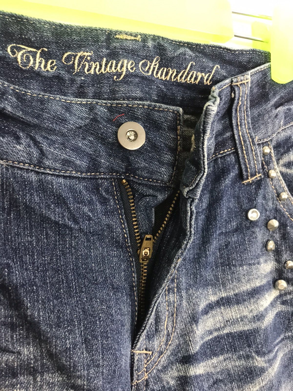 Japanese Brand × Vintage Vintage Japanese Brand Straight Cut Pants Distressed Denim Size US 30 / EU 46 - 4 Thumbnail