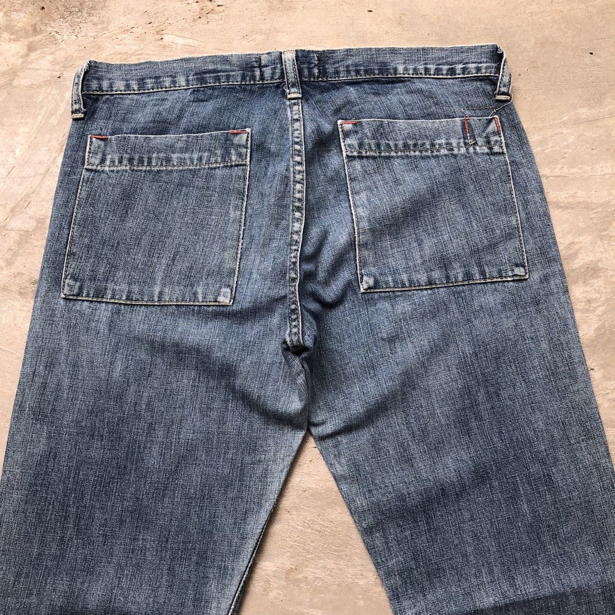 Japanese Brand × Vintage Vintage RNA bush pants patchwork flare jeans Size US 30 / EU 46 - 9 Thumbnail