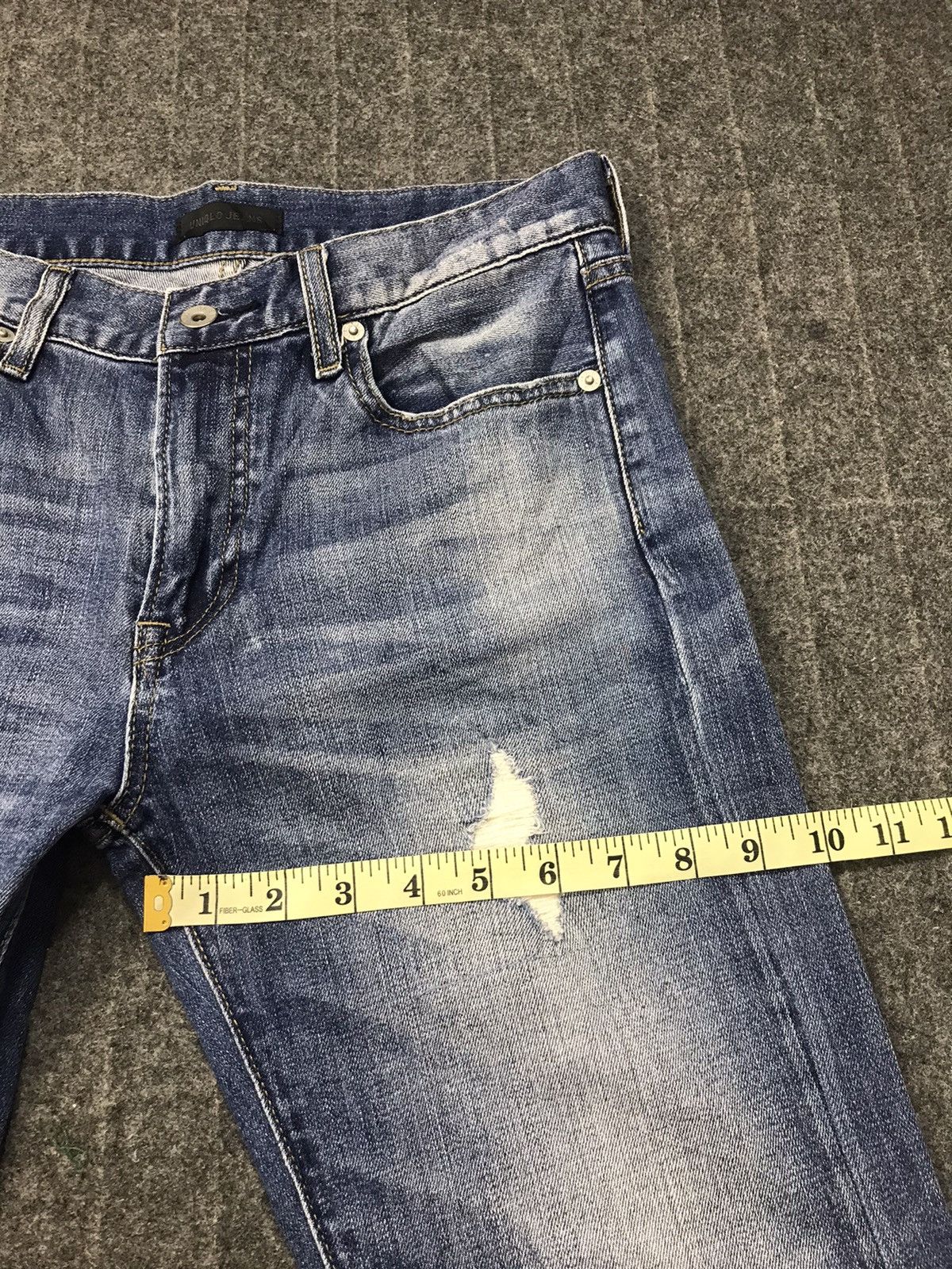 Japanese Brand × Vintage Vintage Japanese Brand Straight Cut Pants Distressed Denim Size US 30 / EU 46 - 12 Thumbnail