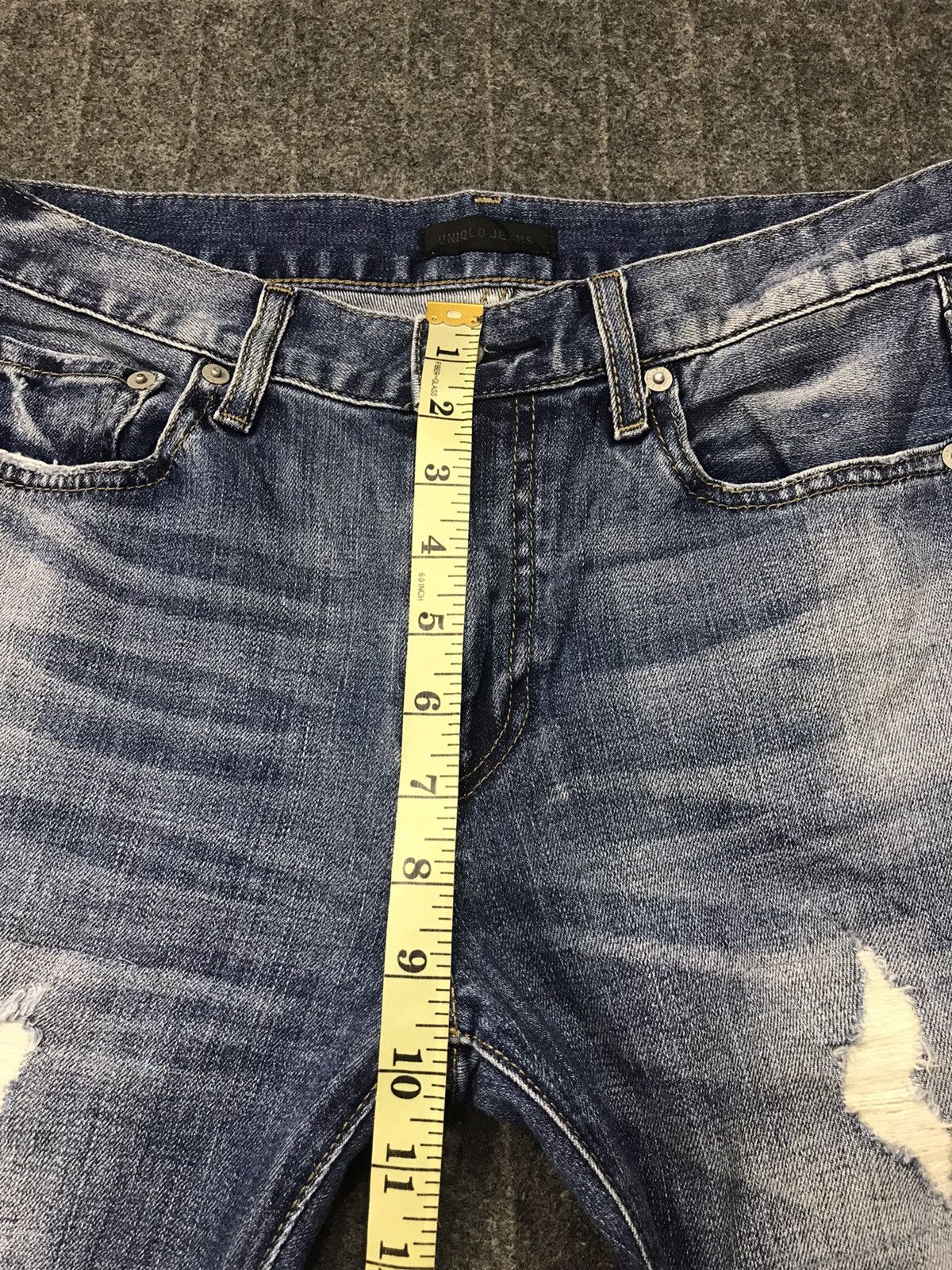 Japanese Brand × Vintage Vintage Japanese Brand Straight Cut Pants Distressed Denim Size US 30 / EU 46 - 11 Thumbnail