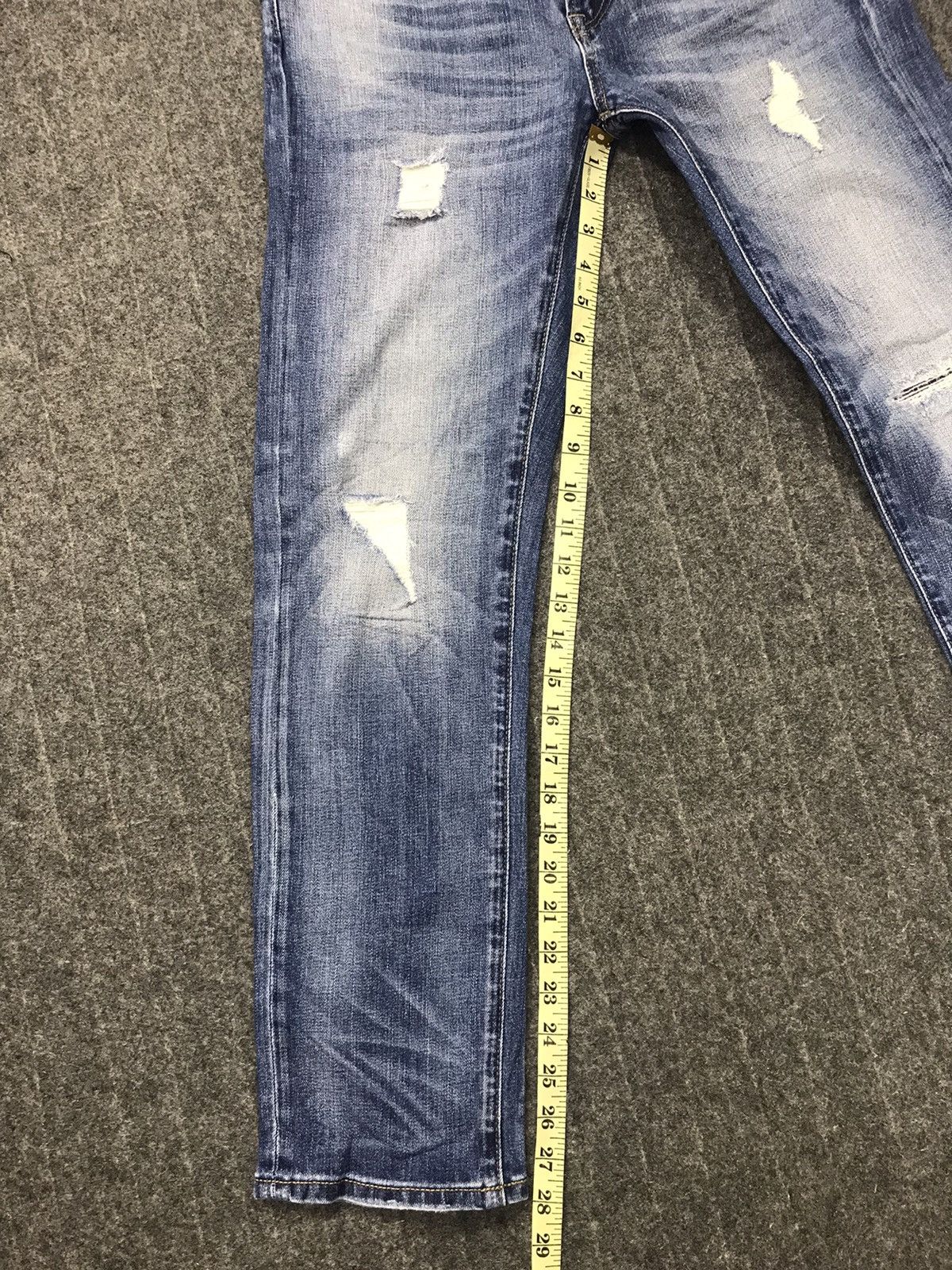 Japanese Brand × Vintage Vintage Japanese Brand Straight Cut Pants Distressed Denim Size US 30 / EU 46 - 10 Thumbnail